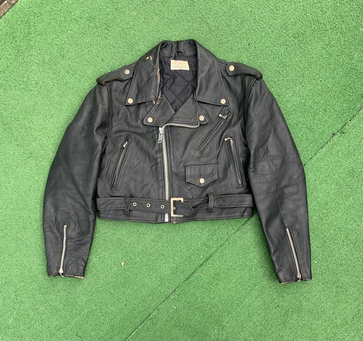 Genuine Leather VINTAGE TRUE DOUBLE COLLAR LEATHER JACKET Size US M / EU 48-50 / 2 - 1 Thumbnail