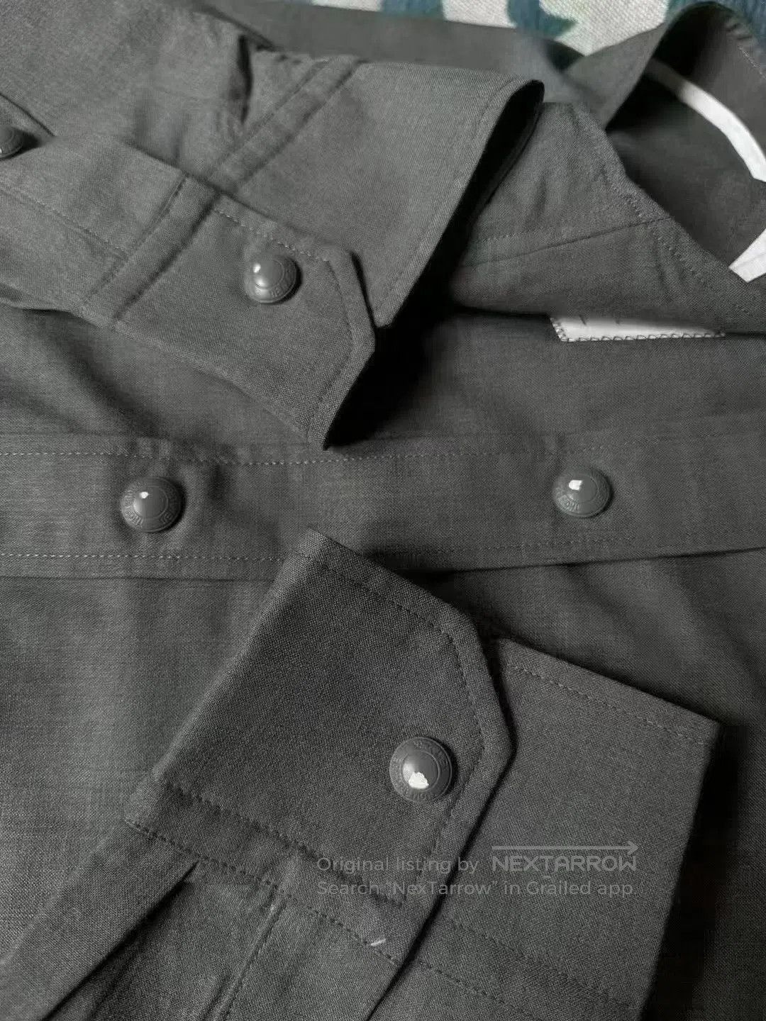 Thom Browne Thom Browne Gray Shirt Jacket| Size US M / EU 48-50 / 2 - 4 Thumbnail
