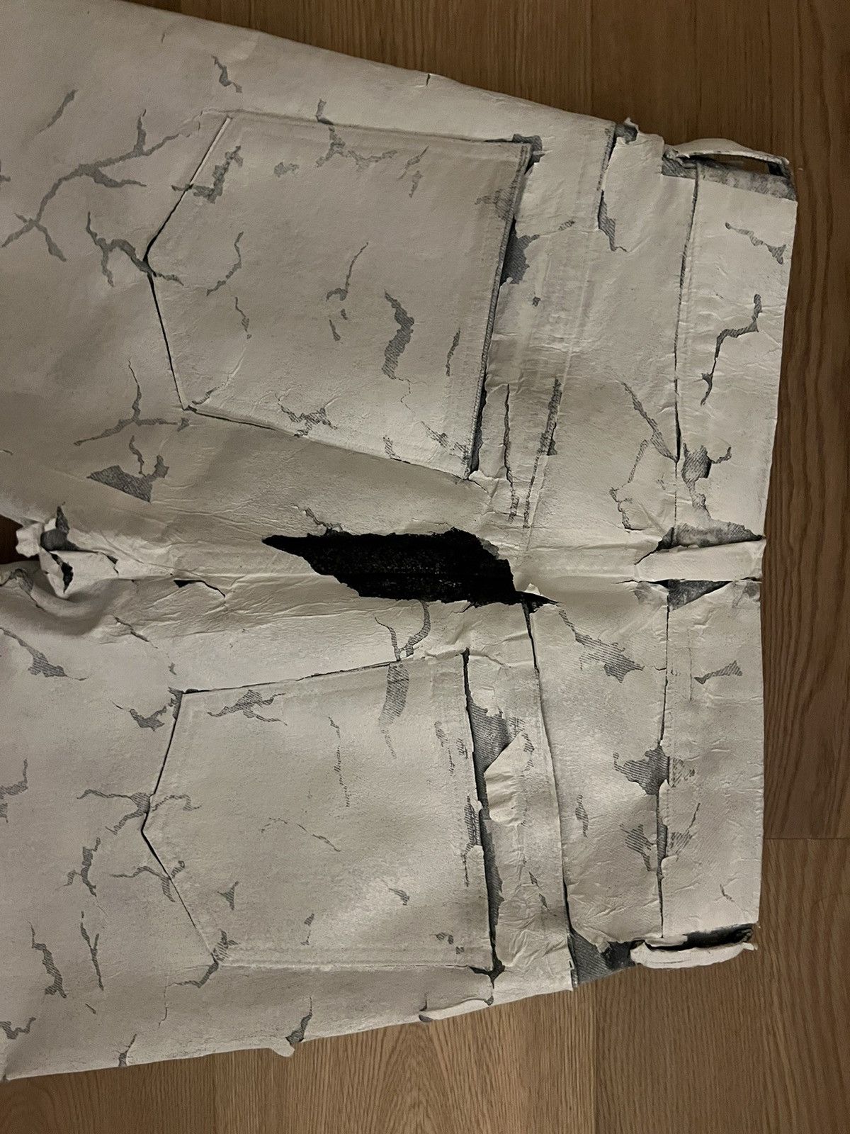 Givenchy × MMW Givenchy White Crackled Zip Jeans Size US 28 / EU 44 - 7 Thumbnail