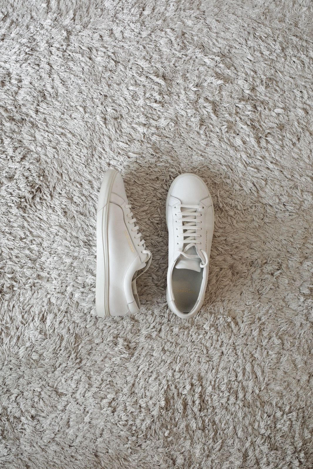 Saint Laurent Paris × Yves Saint Laurent Saint Laurent Classic White Sneakers Size US 9 / EU 42 - 1 Thumbnail