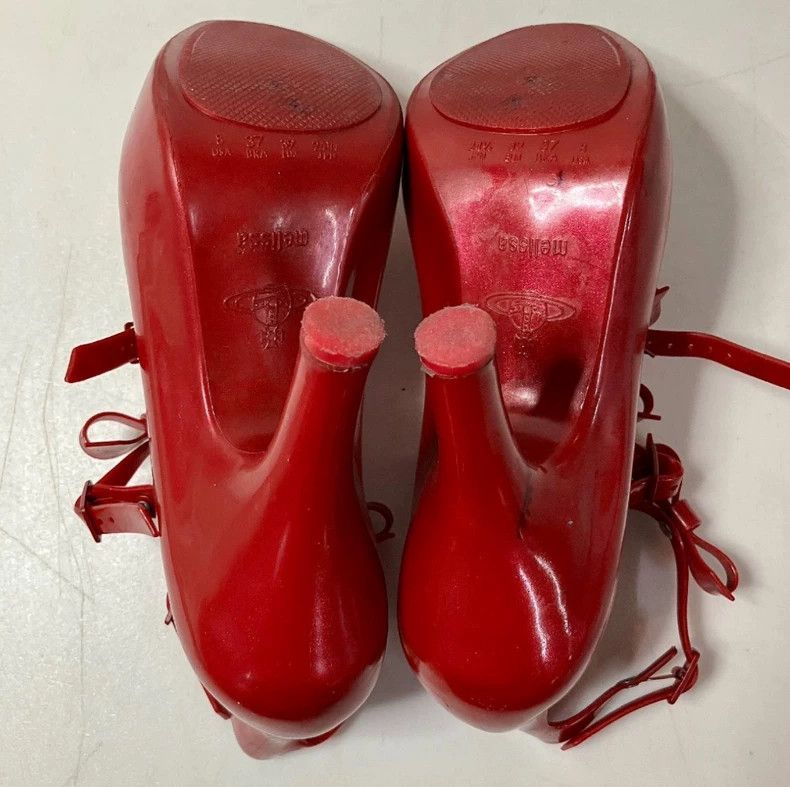 Vivienne Westwood Vivienne Westwood Melissa in red heels Size US 7 / IT 37 - 6 Thumbnail