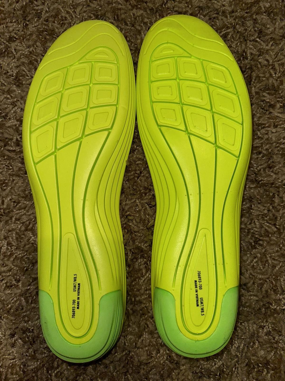 Nike Nike Unisex My Stride Lunarlon Stable Core Shoes Insoles Size US 7 / EU 40 - 6 Thumbnail
