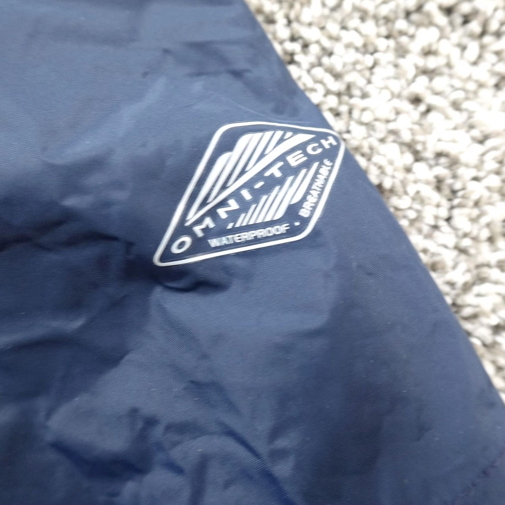 Vintage Columbia Jacket Mens S Blue Omni Tech Hooded Waterproof Rain Coat Windbreaker Size US S / EU 44-46 / 1 - 6 Thumbnail