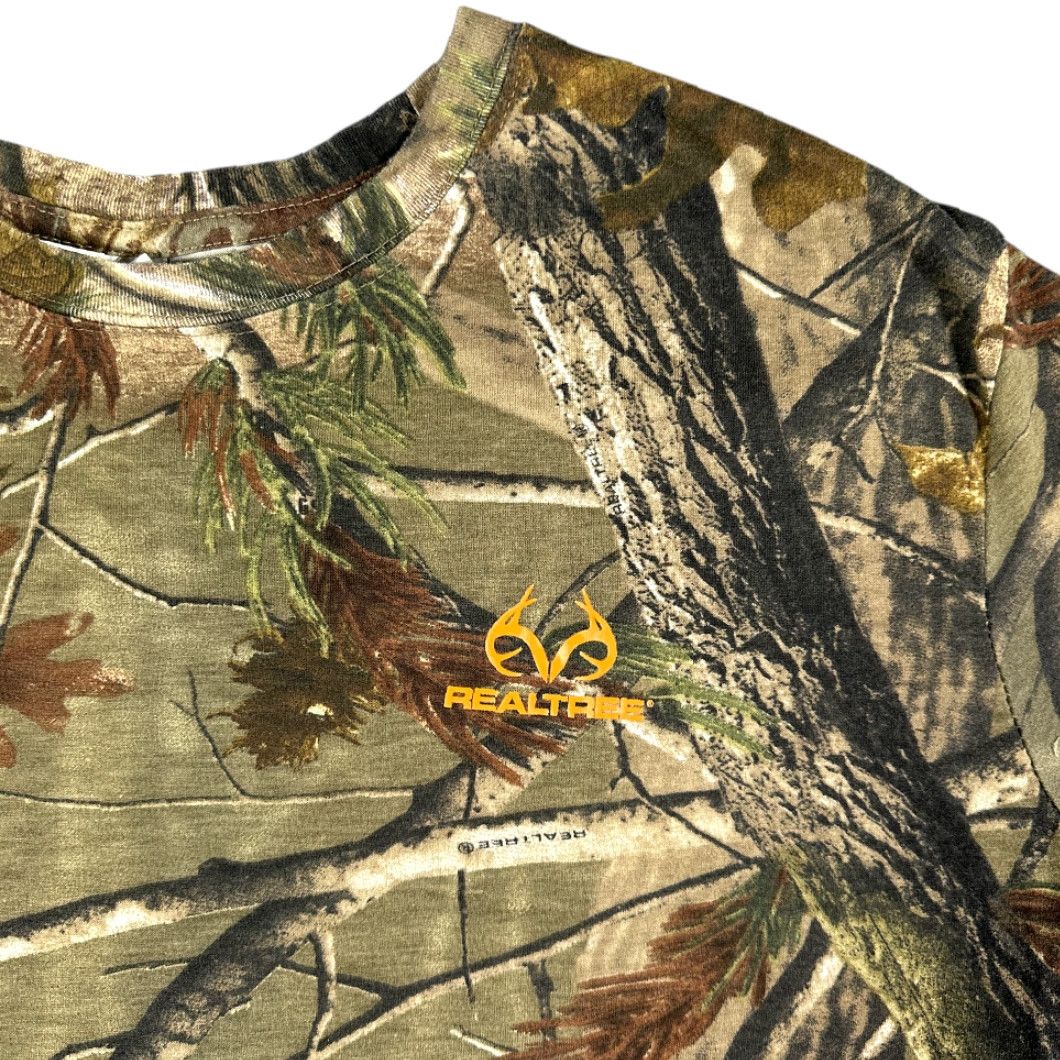Realtree RealTree Camouflage Shirt Adult XL Brown Camo Hunting Outdoor Men Long Sleeve Crew Neck Cotton Blend Realtree Logo - Shirt Size US XL / EU 56 / 4 - 2 Thumbnail