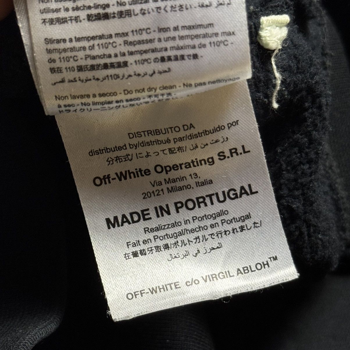Off-White Off-White Mirror Skeleton Black Crewneck Size US M / EU 48-50 / 2 - 6 Thumbnail