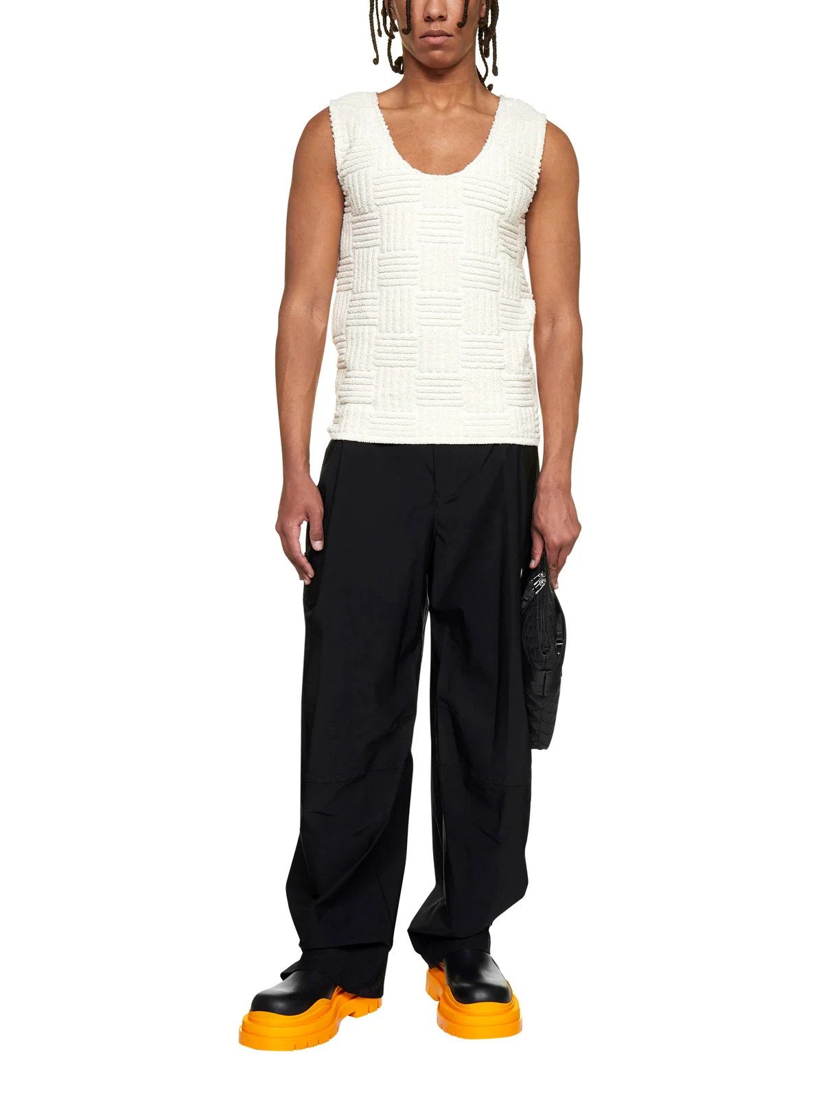 Bottega Veneta BOTTEGA VENETA green Terry cloth towelling tank top t-shirt Size US M / EU 48-50 / 2 - 6 Thumbnail