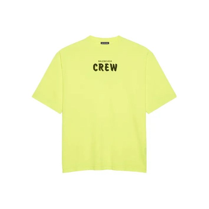 【新品】BALENCIAGA WFP Tシャツ ライトイエロー Balenciaga Balenciaga x WFP Logo Print Short Sleeve Tee | Grailed