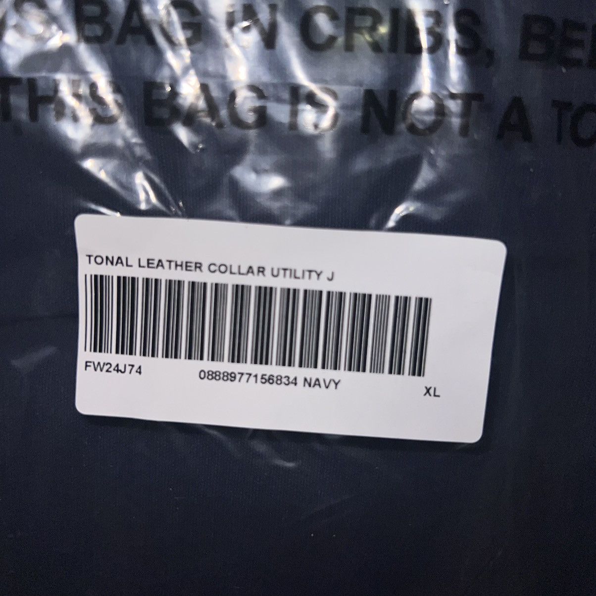 Supreme Supreme Leather Collar Utility Jacket Navy Size: XL Size US XL / EU 56 / 4 - 6 Thumbnail