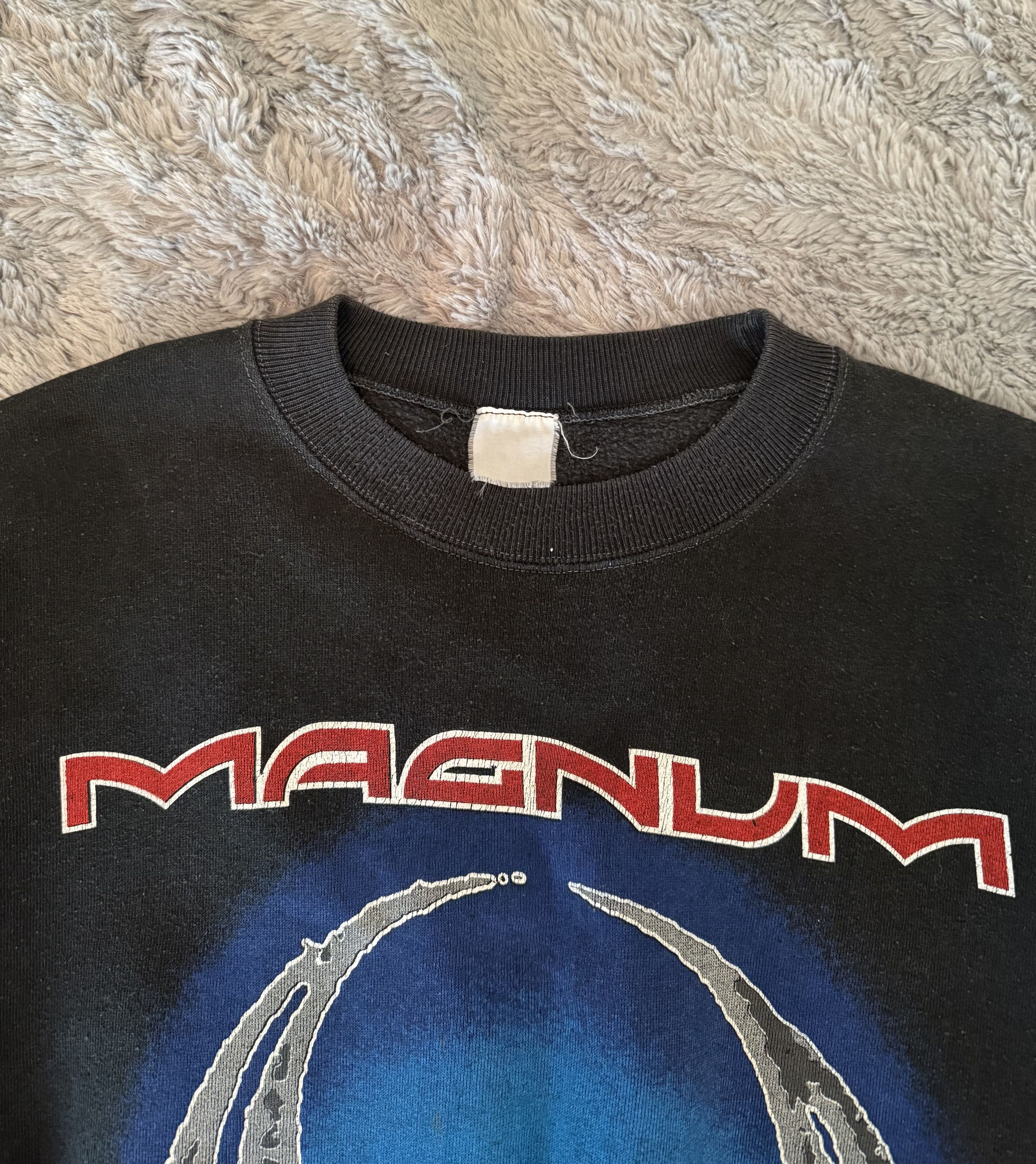 Band Tees Vintage 1988 Magnum Wings of Heaven Band Tour Sweatshirt Size US L / EU 52-54 / 3 - 5 Thumbnail