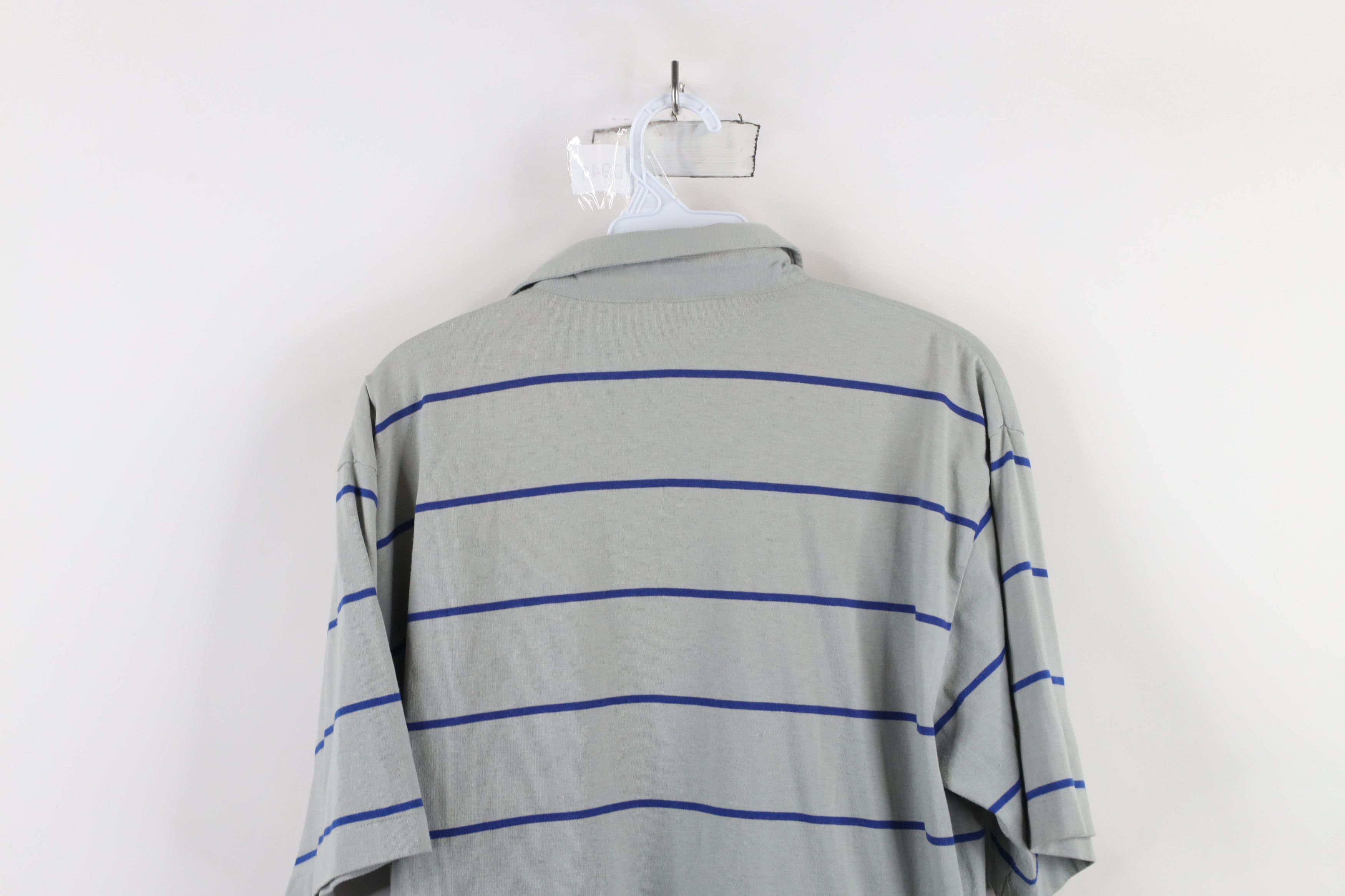 Vintage Vintage 90s Streetwear Short Sleeve Golf Polo Shirt Gray Size US L / EU 52-54 / 3 - 10 Thumbnail