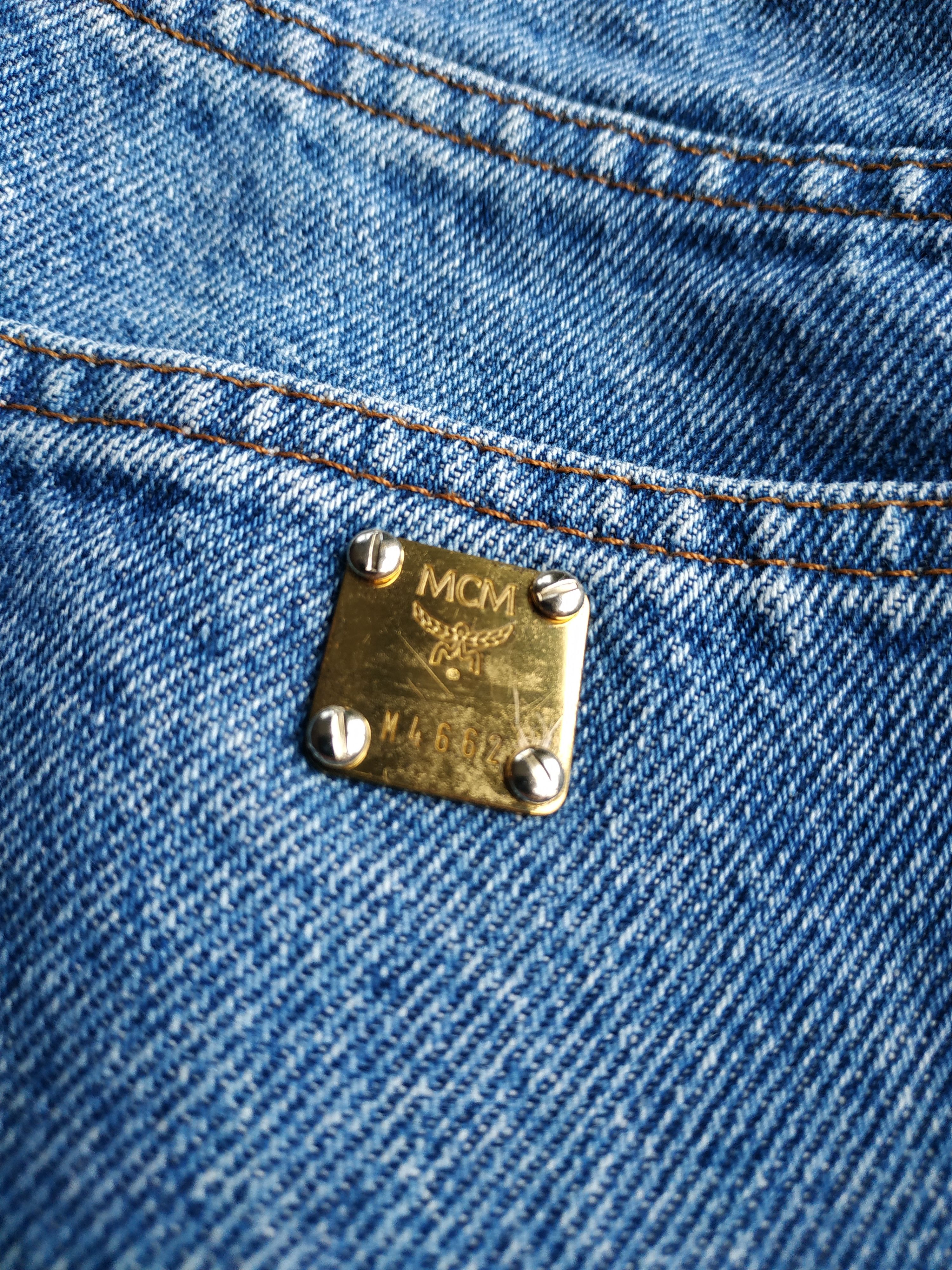 MCM × Vintage MCM Tapered Slim Fit Vintage 90's Women's Jeans, s.28 (XS-S) Size 28" / US 6 / IT 42 - 9 Thumbnail