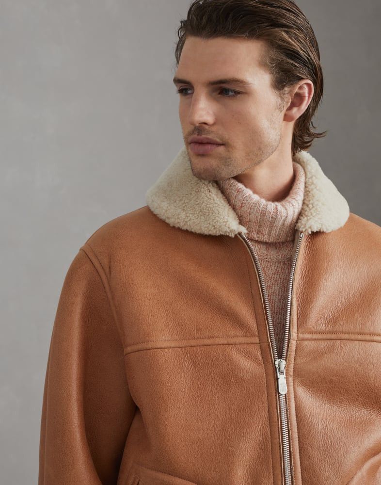 Brunello Cucinelli o1w1db10825 Fur Jacket in Brown Size US S / EU 44-46 / 1 - 2 Thumbnail