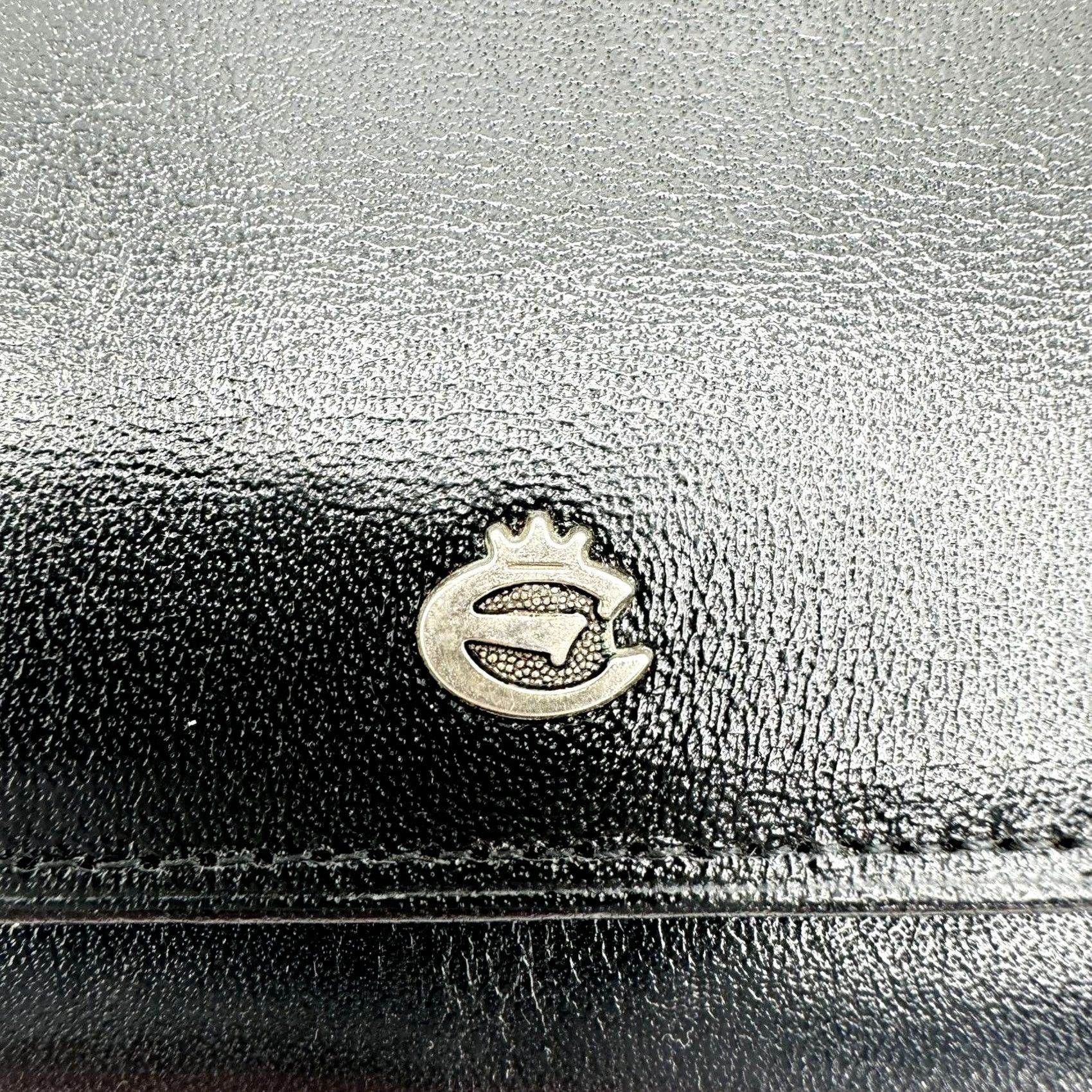 Vintage VTG Esquire Wallet Leather West Germany Black S Unisex Card Money Folding Button Handmade Size ONE SIZE - 3 Thumbnail