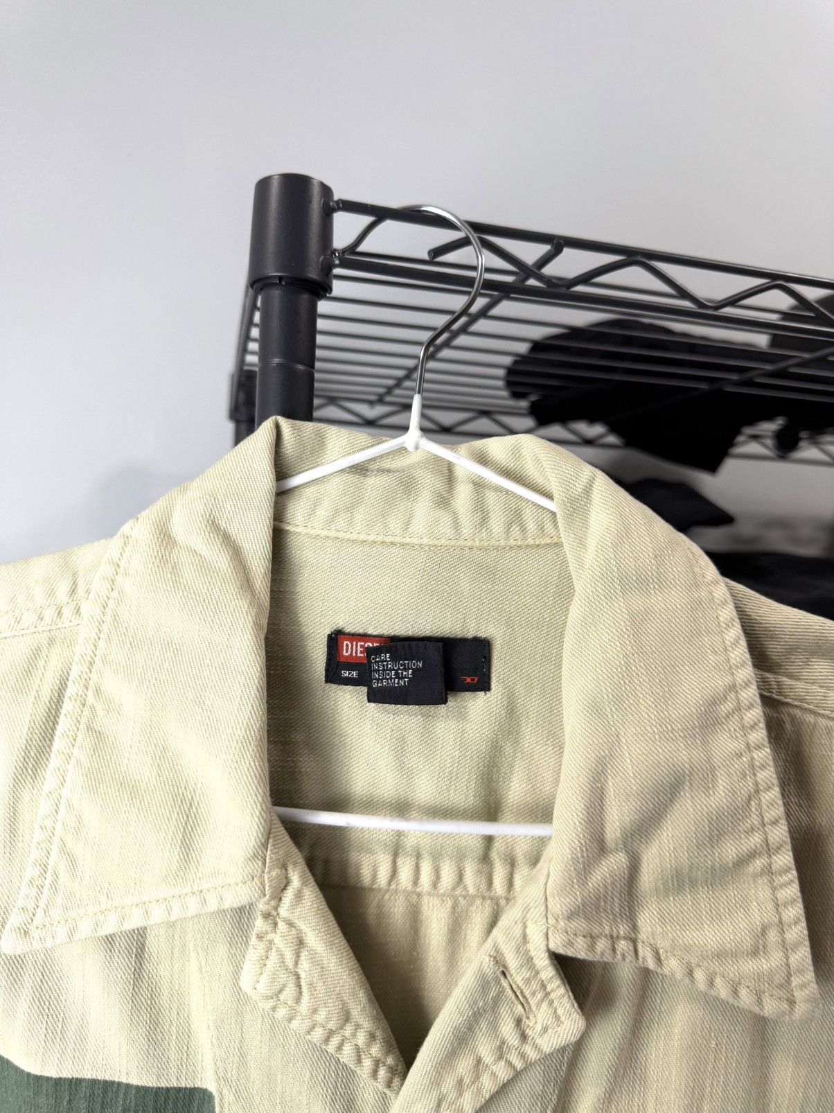 Diesel Rare Vintage Diesel Overshot Shirt Jacket Archive Black Gold Size US L / EU 52-54 / 3 - 6 Thumbnail