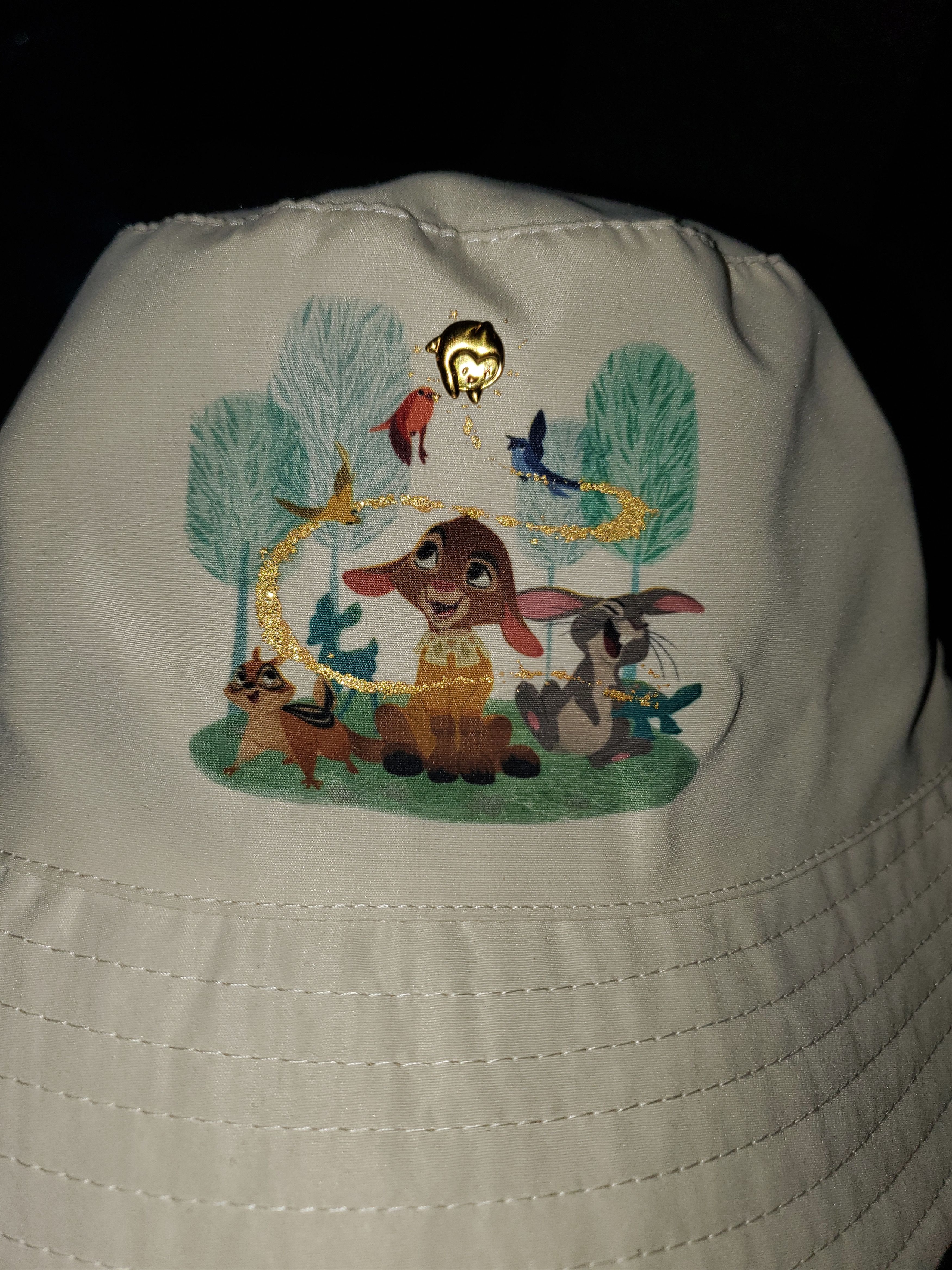 Disney *NWT* Beige Disney's Wish Movie Adult Bucket Hat Size ONE SIZE - 2 Thumbnail