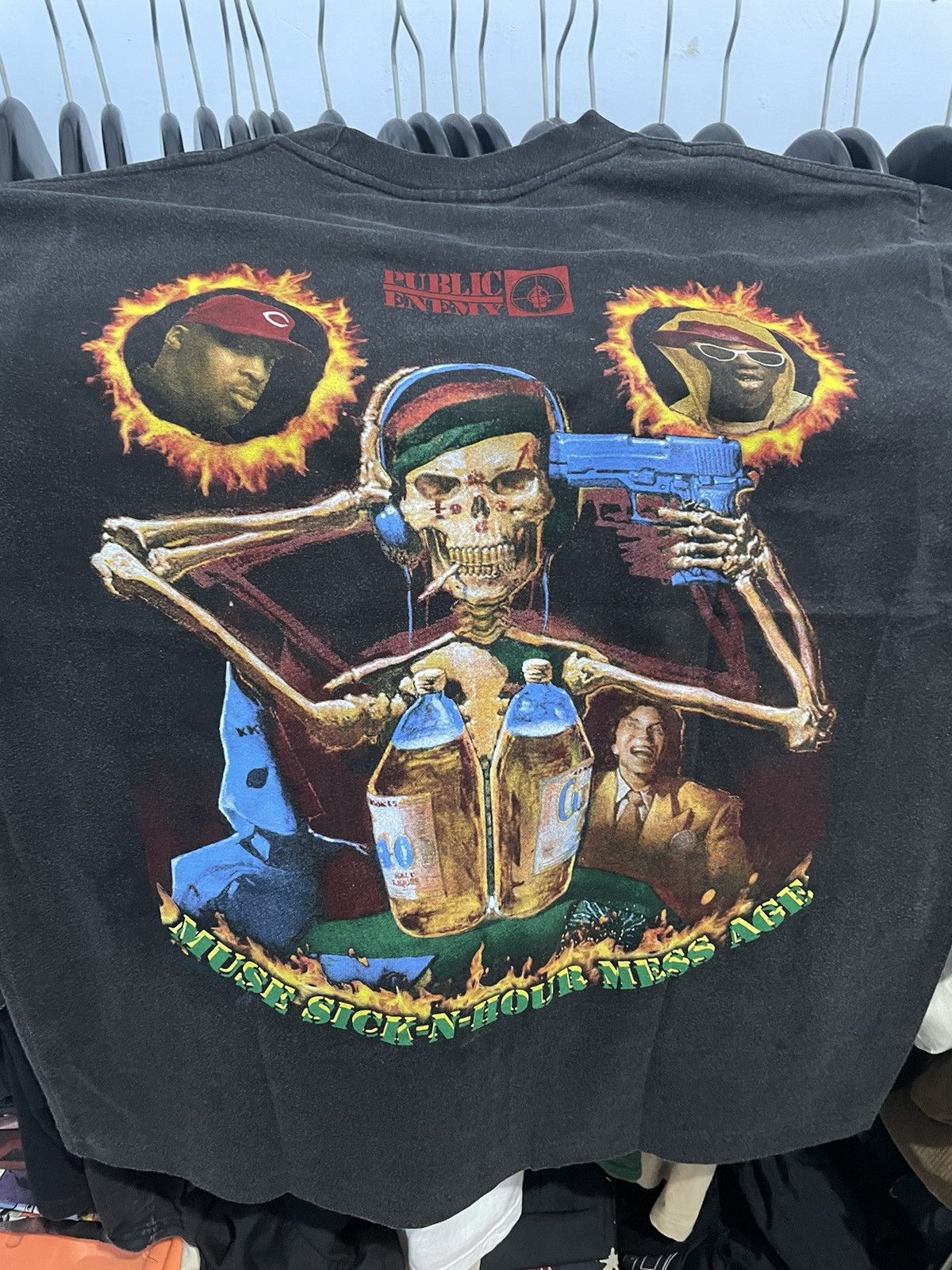 Band Tees × Vintage PUBLIC ENEMY Size US XL / EU 56 / 4 - 6 Thumbnail