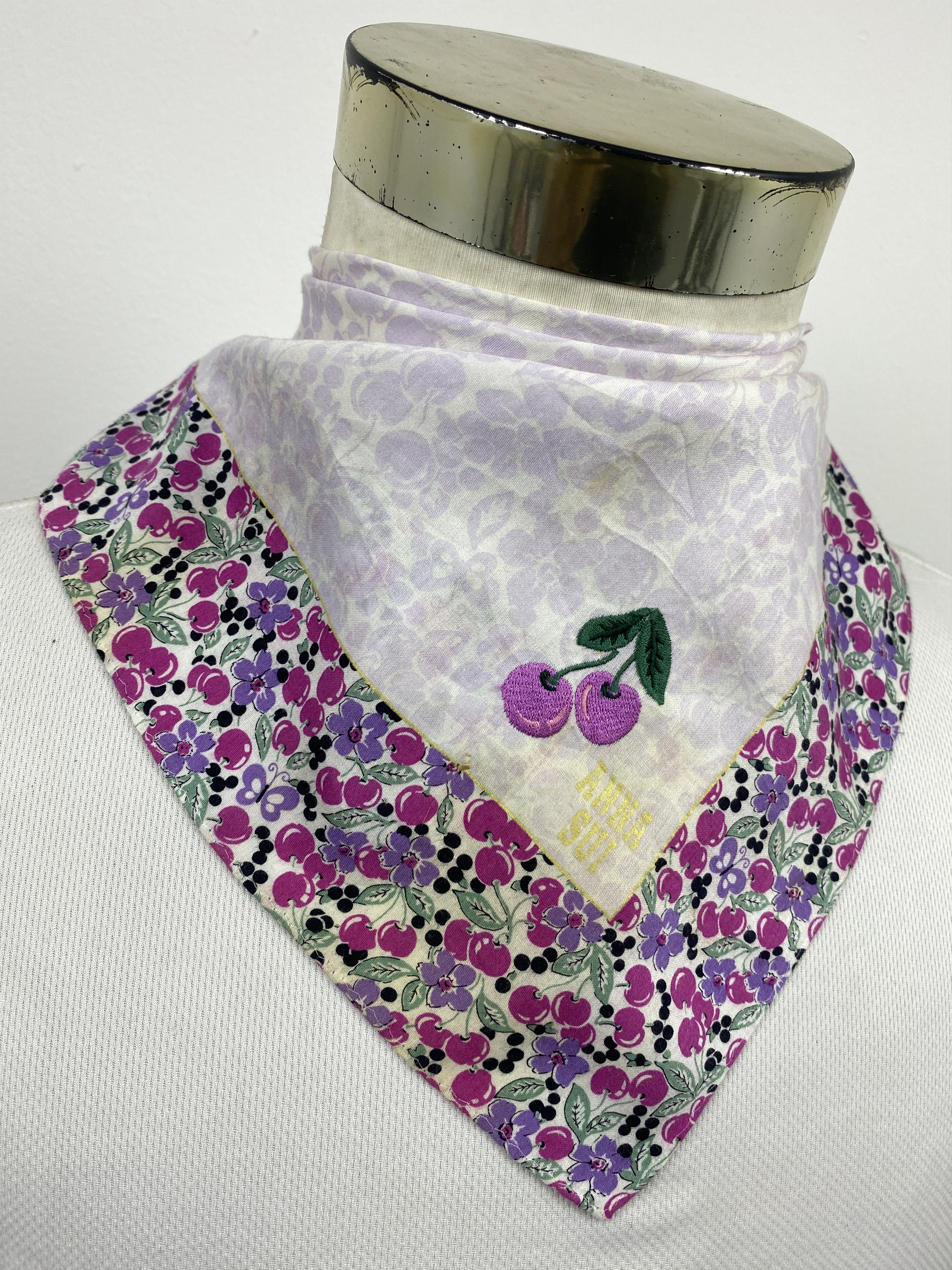Other Vintage Anna Sui Handkerchief / Neckerchief HKC1134 Size ONE SIZE - 2 Thumbnail