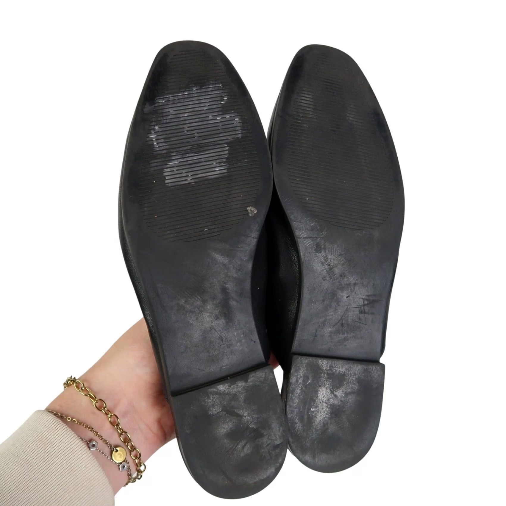 Steve Madden Steve Madden Cayler Black Leather Slip-On Mule Loafer Flats 6.5 - Women Size US 7 / IT 37 - 4 Thumbnail
