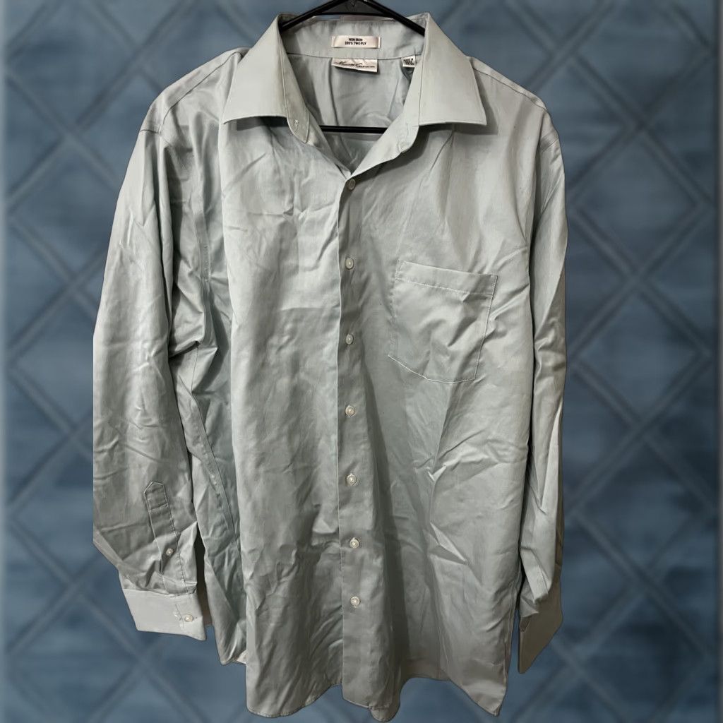 fitted black dress shirt Men's Black Short Sleeve Dress Shirt, Stain Repellent, Wrinkle Resistant main image 1