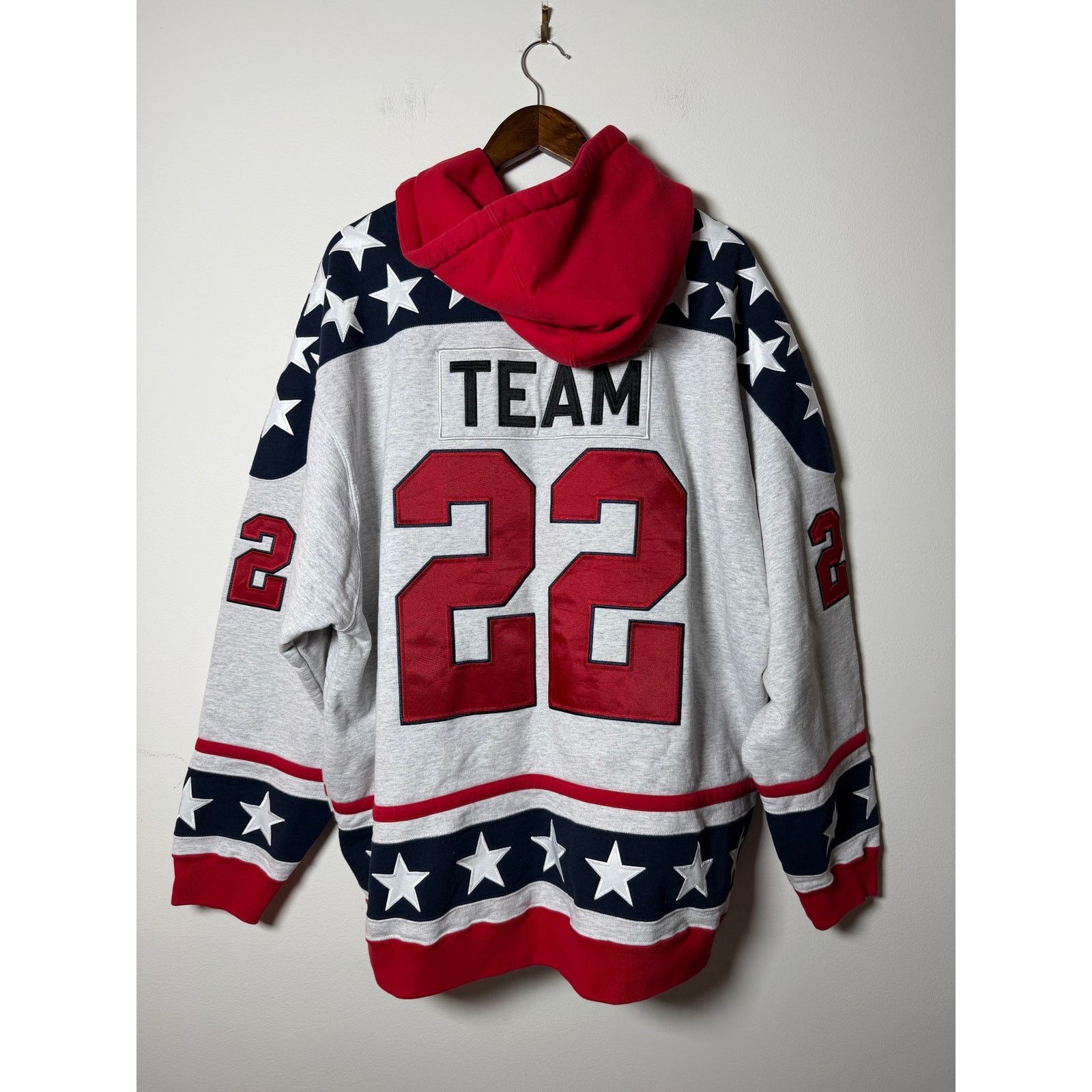 Supreme Supreme Hockey Hooded Sweatshirt Size US XXL / EU 58 / 5 - 3 Thumbnail