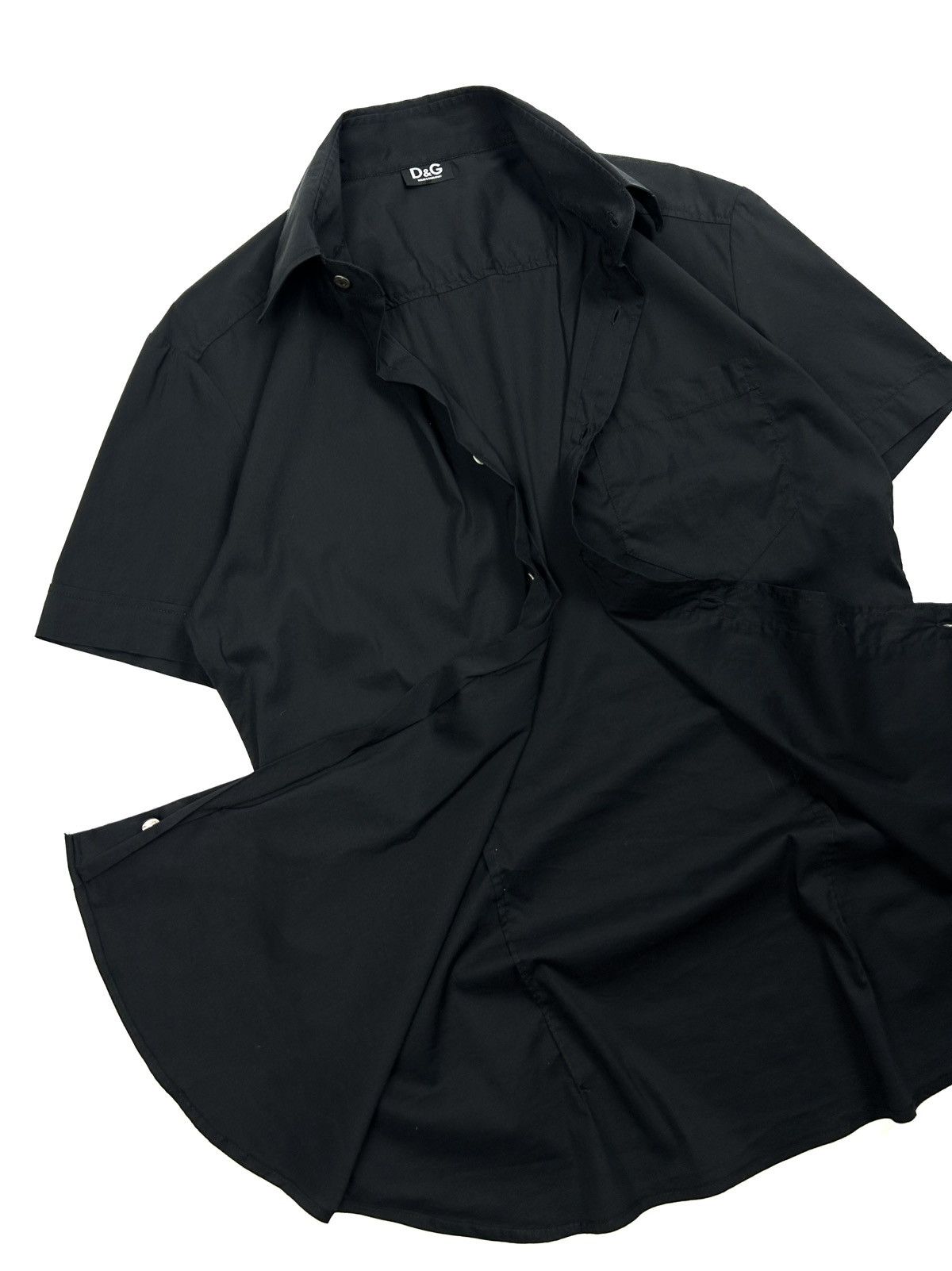 Dolce & Gabbana Vintage DOLCE & GABANNA Short Sleeve Shirt Black Archive Y2K Size US L / EU 52-54 / 3 - 10 Thumbnail