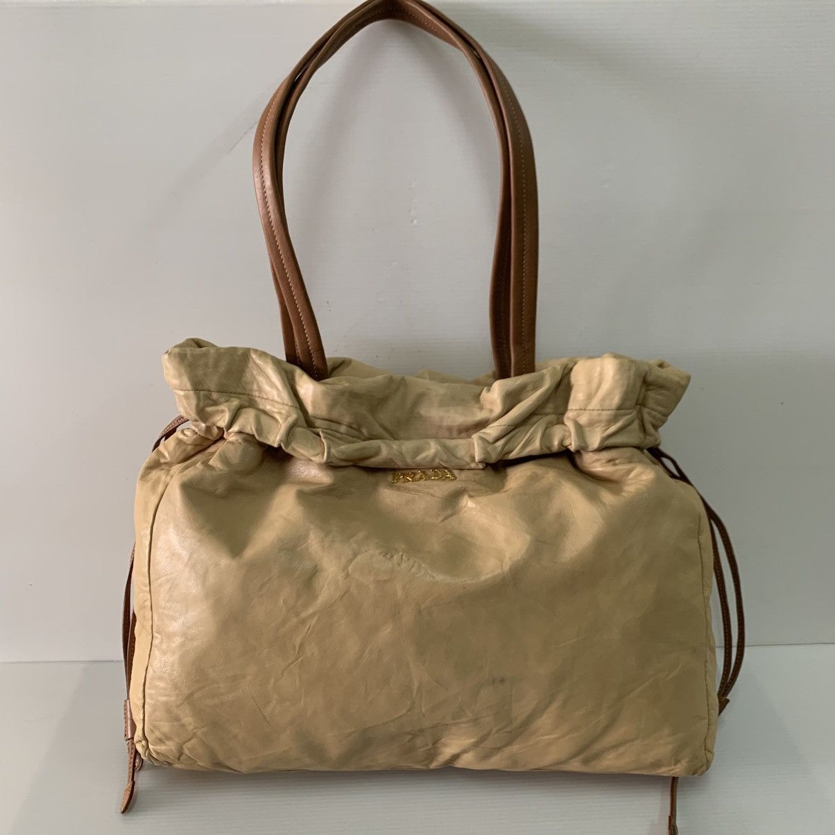 Prada Prada Leather Shoulder Bag Size ONE SIZE - 1 Thumbnail