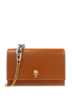 Alexander McQueen o1w1db10925 Size:OS/Small Skull Bag in Brown Size ONE SIZE - 1 Preview