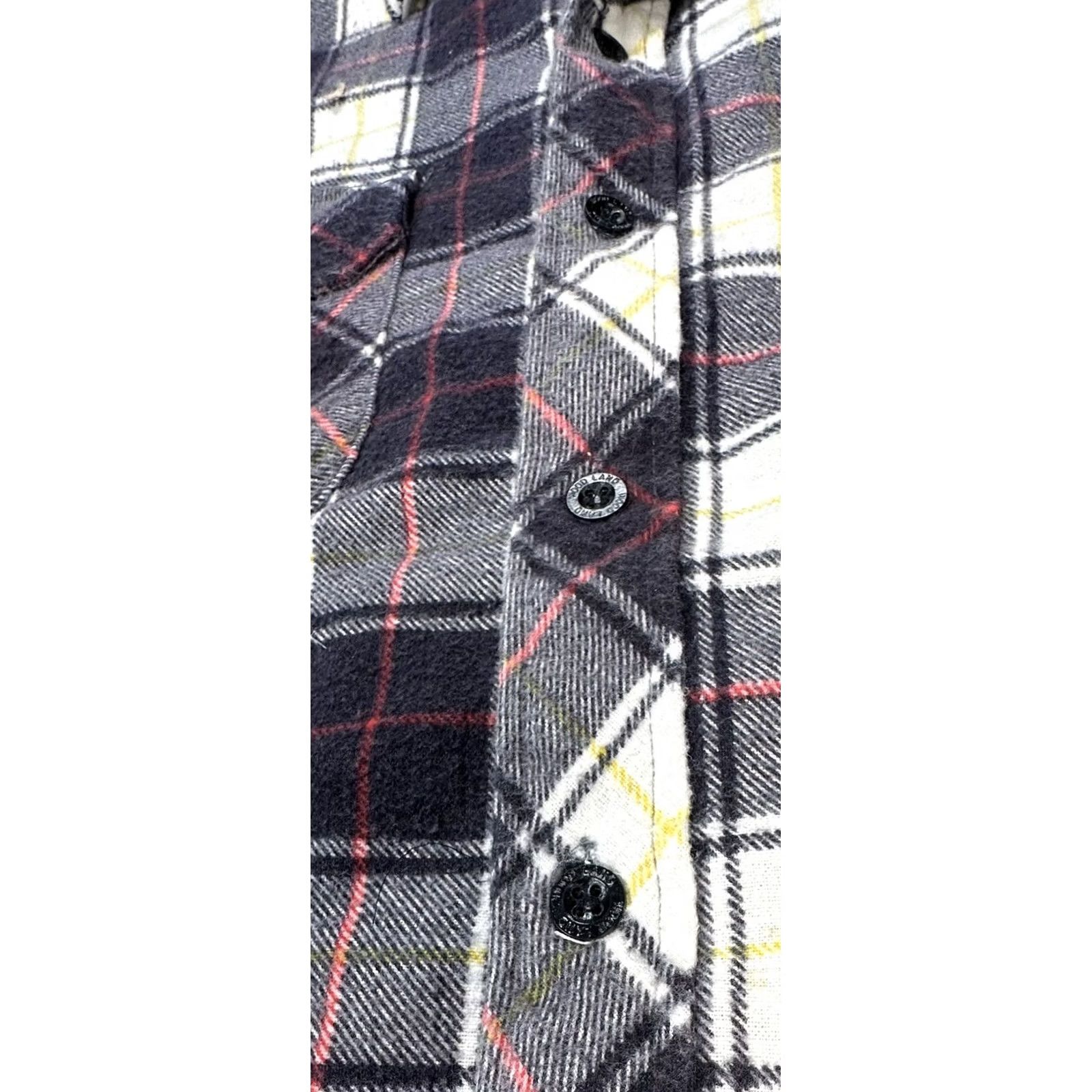Vintage VINTAGE Woodland Jacket 2XL Black White Flannel Quilted Men’s Mens Shirt? Size US XXL / EU 58 / 5 - 6 Thumbnail