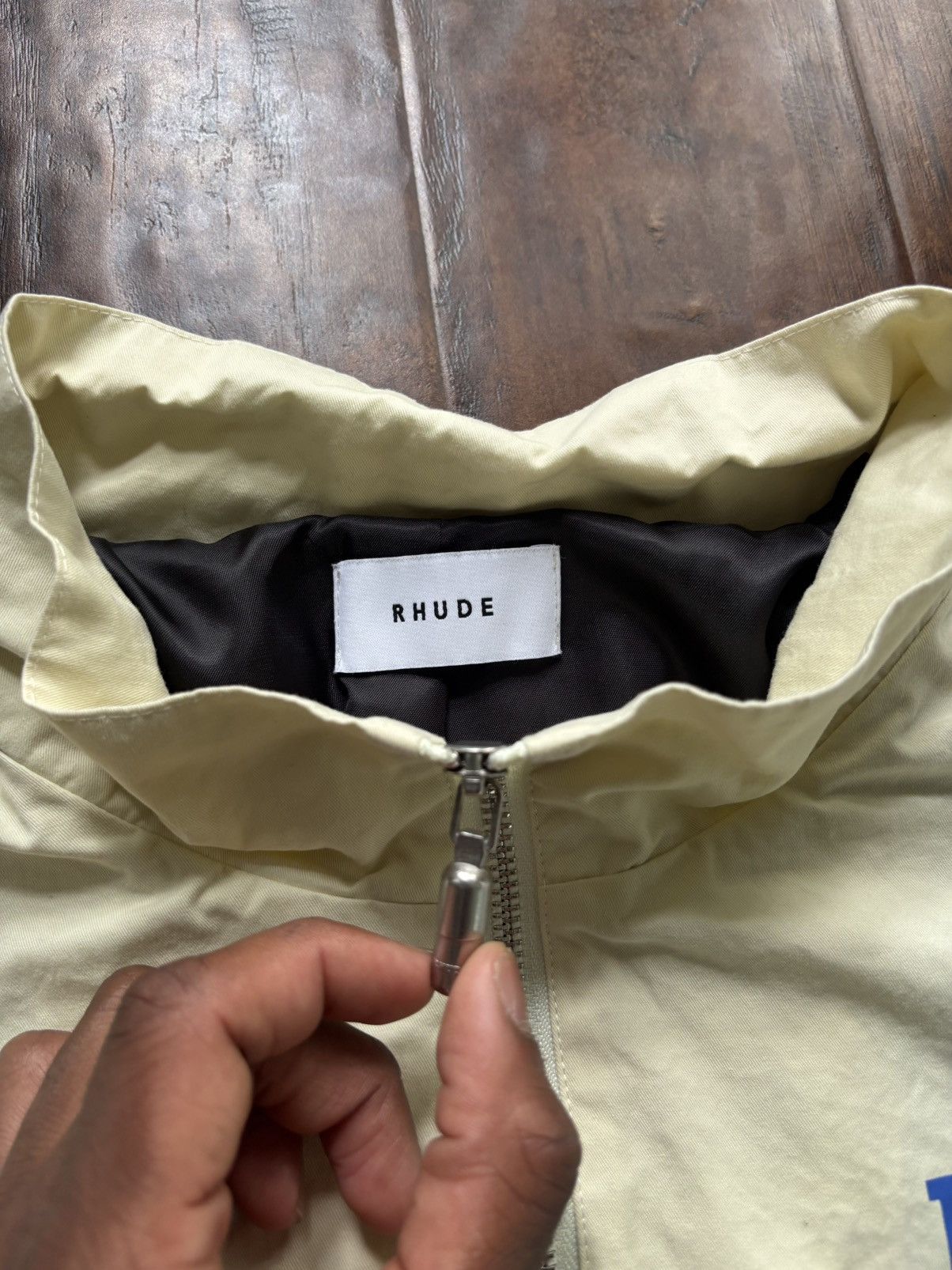Rhude palm logo colorblock flight jacket Size US M / EU 48-50 / 2 - 3 Thumbnail