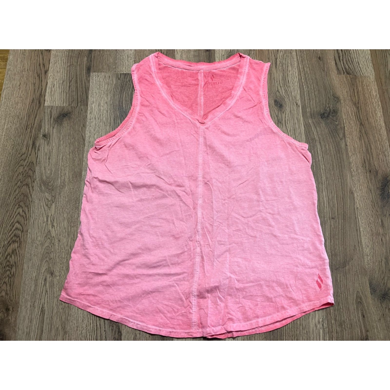 SKECHERS Skechers Tank Top Women's Large Pink Sleeveless Size L / US 10 / IT 46 - 2 Thumbnail