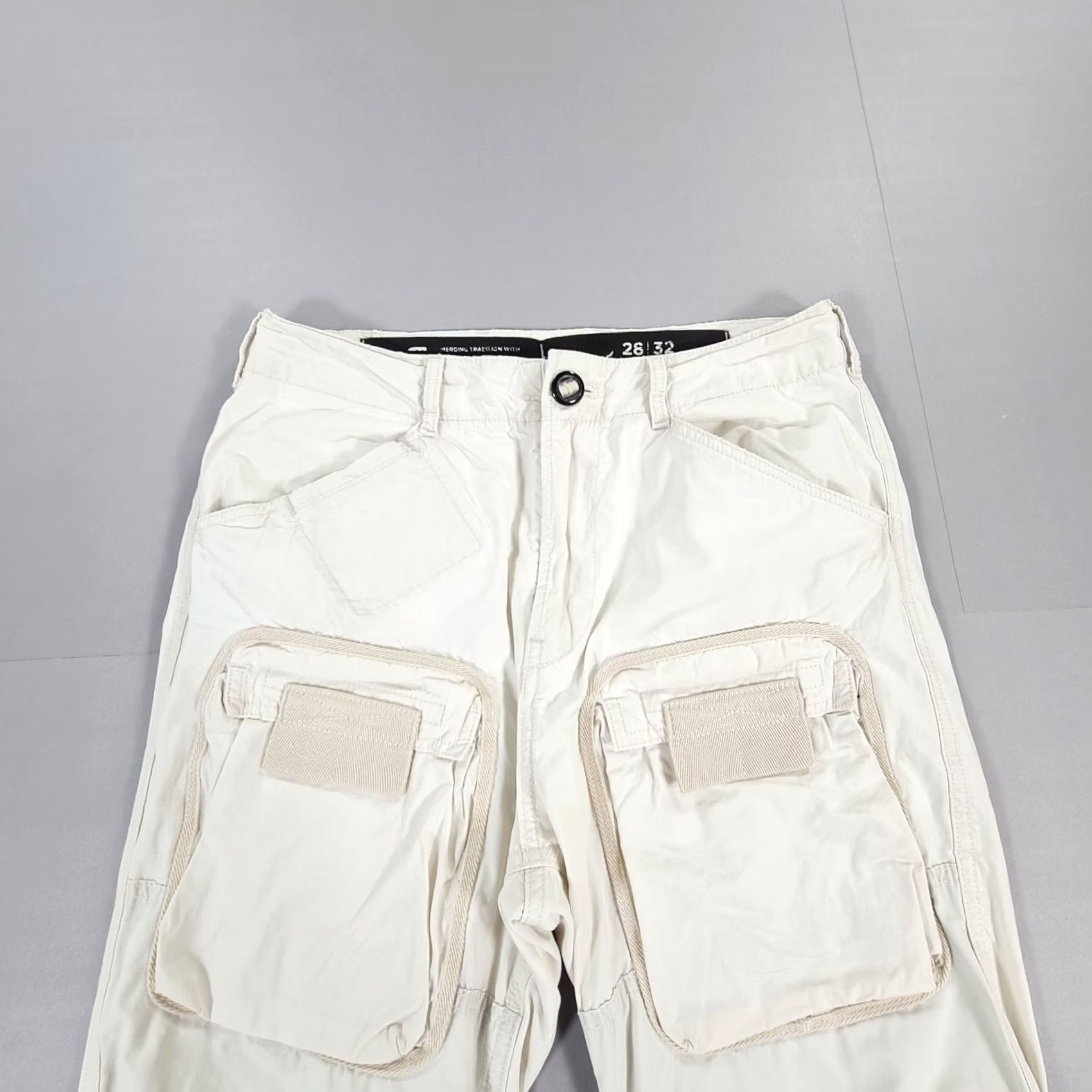 G-Star G Star Mens Cargo Pants Beige W28 L27 3D Tapered Ripstop Utility Paratrooper Size US 28 / EU 44 - 2 Thumbnail