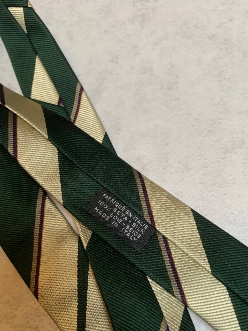 Chanel 90S Silk Tie Vintage Size ONE SIZE - 5 Thumbnail
