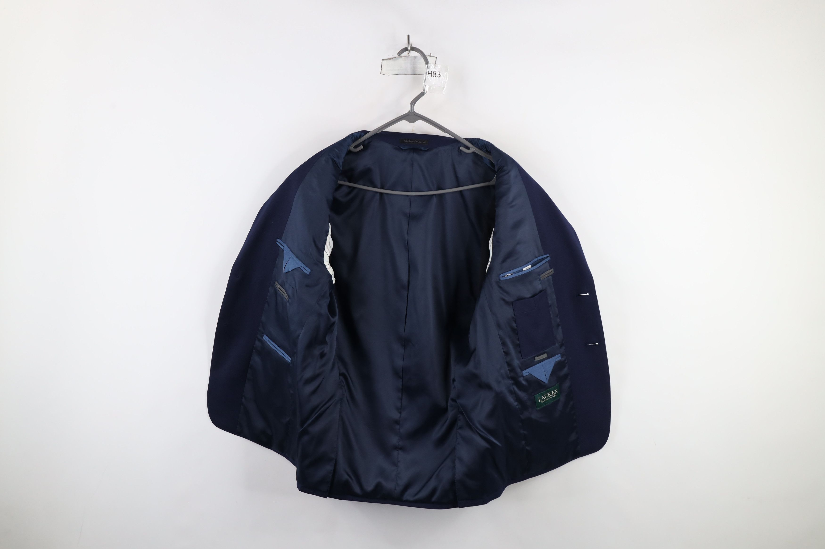 Ralph Lauren × Vintage Vintage Ralph Lauren Button Suit Coat Blazer Jacket Blue Size US L / EU 52-54 / 3 - 10 Thumbnail