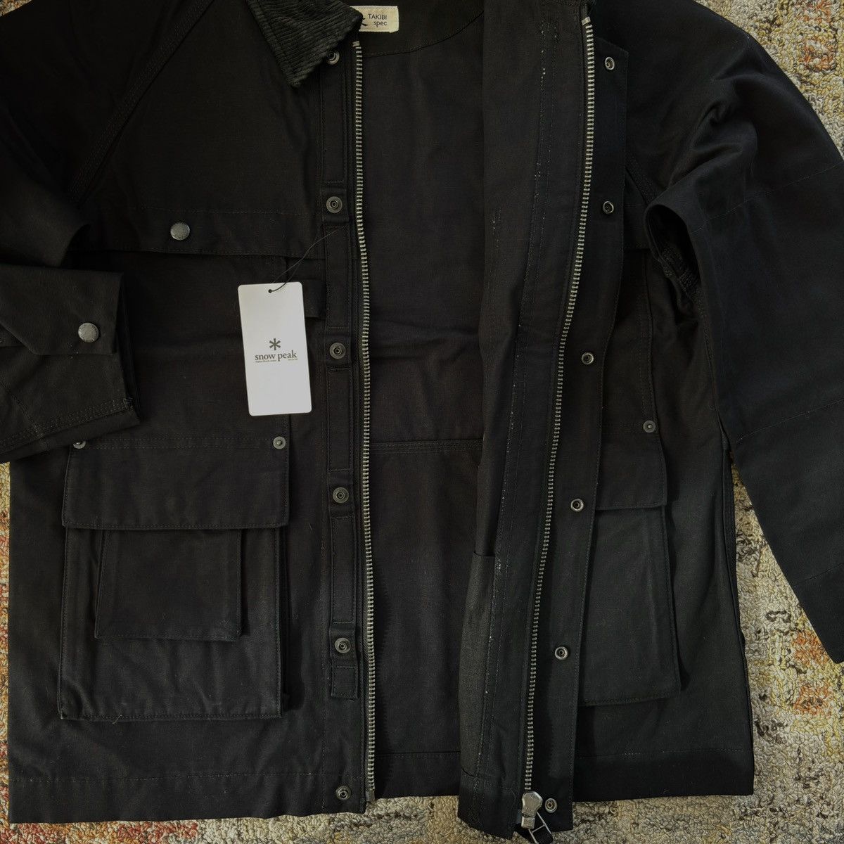 Snow Peak AW22 Takibi Canvas Jacket olive khaki work chore coverall Size US S / EU 44-46 / 1 - 3 Thumbnail
