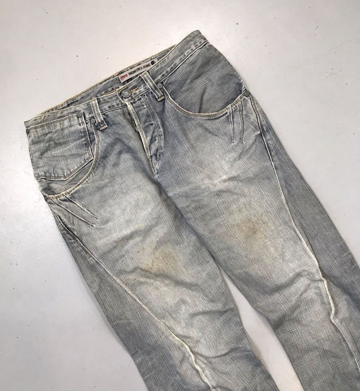 Levi's Vintage Levi’s engineer jeans denim Size US 34 / EU 50 - 7 Thumbnail