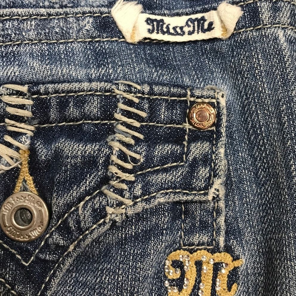 Miss Me Miss Me Glendora Y2K Western Low Rise Bootcut Jeans 30 Size 32" / US 10 / IT 46 - 5 Thumbnail