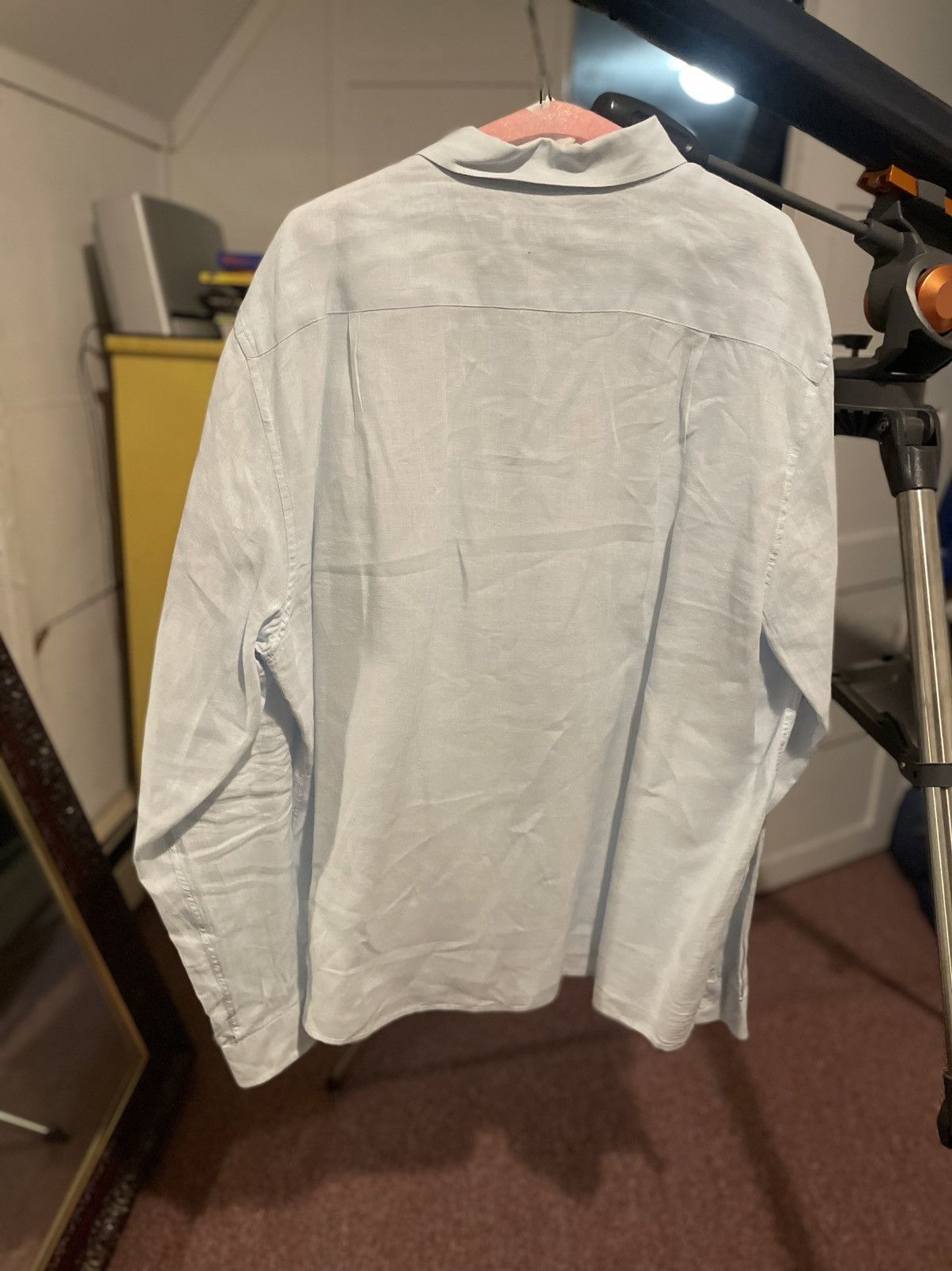 Lacoste Lacoste Linen Shirt Size US XL / EU 56 / 4 - 3 Thumbnail