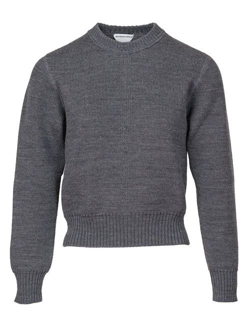 Bottega Veneta o1w1db10824 Wool Jumper in Grey Size L / US 10 / IT 46 - 1 Thumbnail