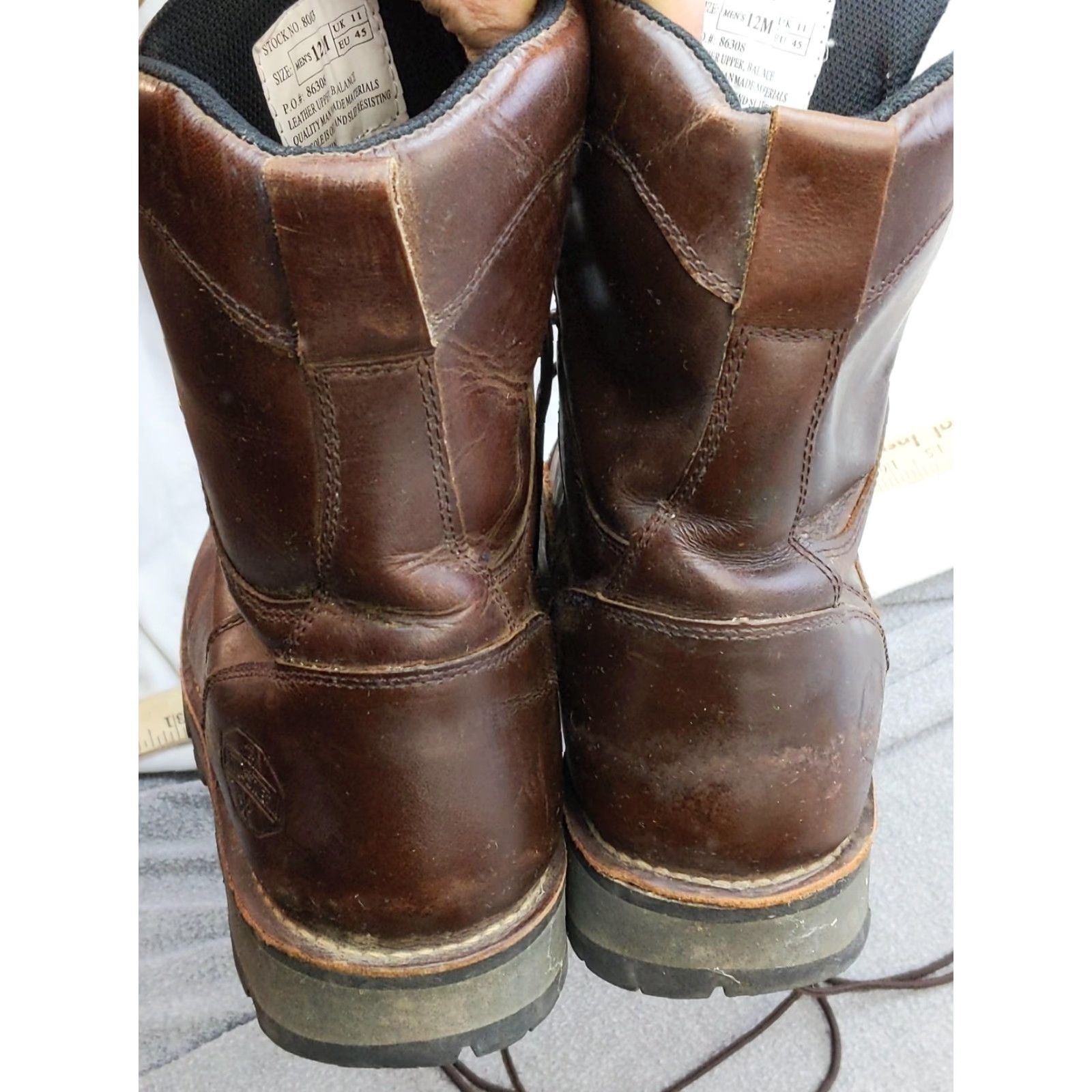 Vibram Wood N' Stream Snow Boots Mens 12 45 Brown Leather Waterproof Thinsulate Vibram Size US 12 / EU 45 - 6 Thumbnail