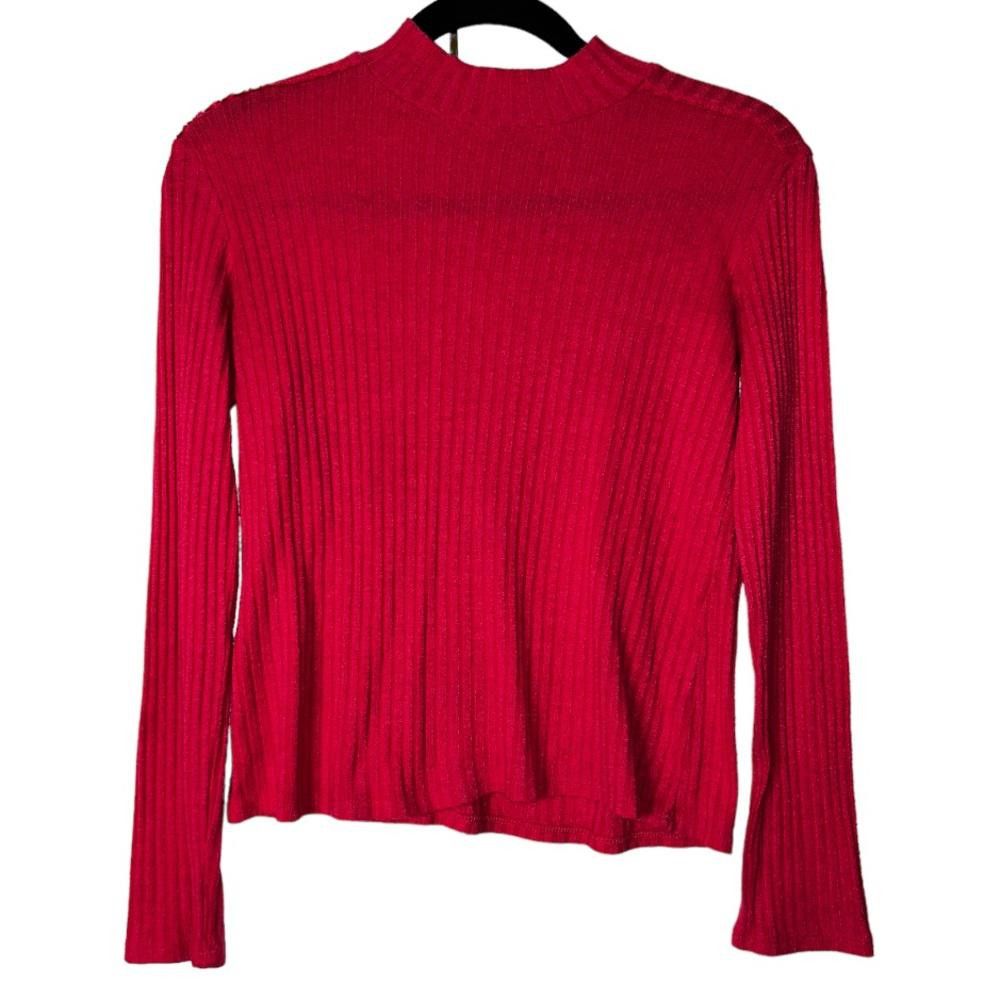 Zara Zara l Hot Pink Ribbed High Neck Top Small Size S / US 4 / IT 40 - 7 Thumbnail