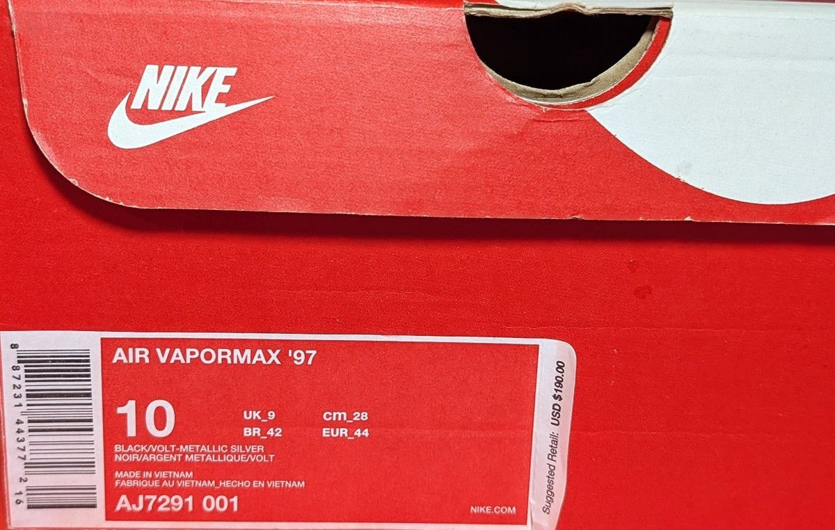 Nike Size 10 - Nike Air VaporMax 97 Neon Size US 10 / EU 43 - 8 Thumbnail