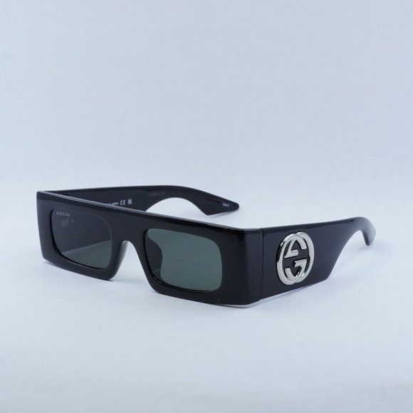 image of New Gucci Gg1646S 001 Black Grey Sunglasses, Women's