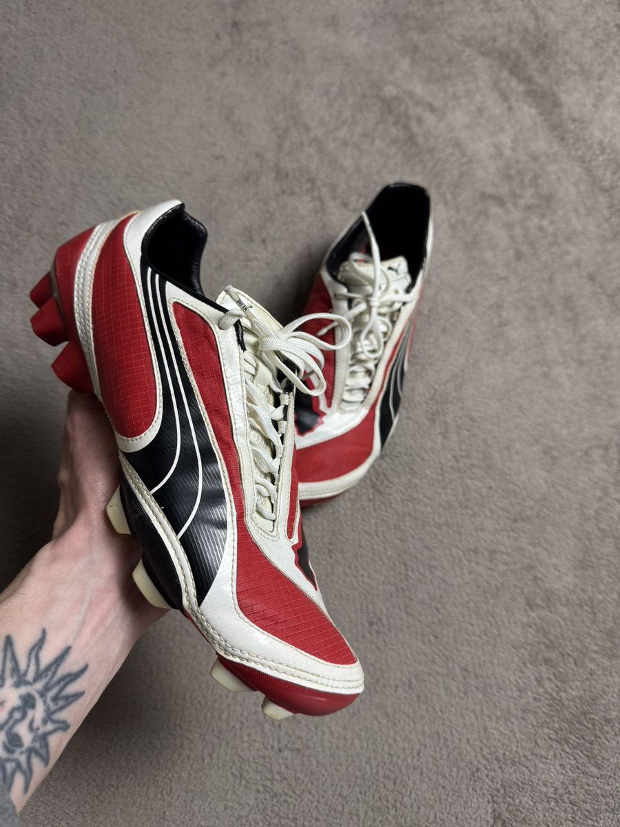 Maison MIHARA YASUHIRO × Puma Vintage 2000 Archive Puma V1.08 Soccer Football Bloke Cleats Size US 10.5 / EU 43-44 - 3 Thumbnail