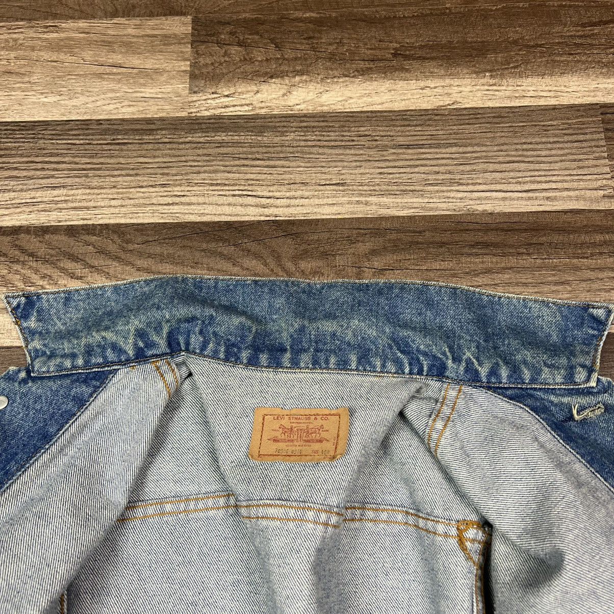 Levi's VTG Levis Denim Jacket Trucker Blue Jean USA Type III Sz 40R Size US M / EU 48-50 / 2 - 11 Thumbnail