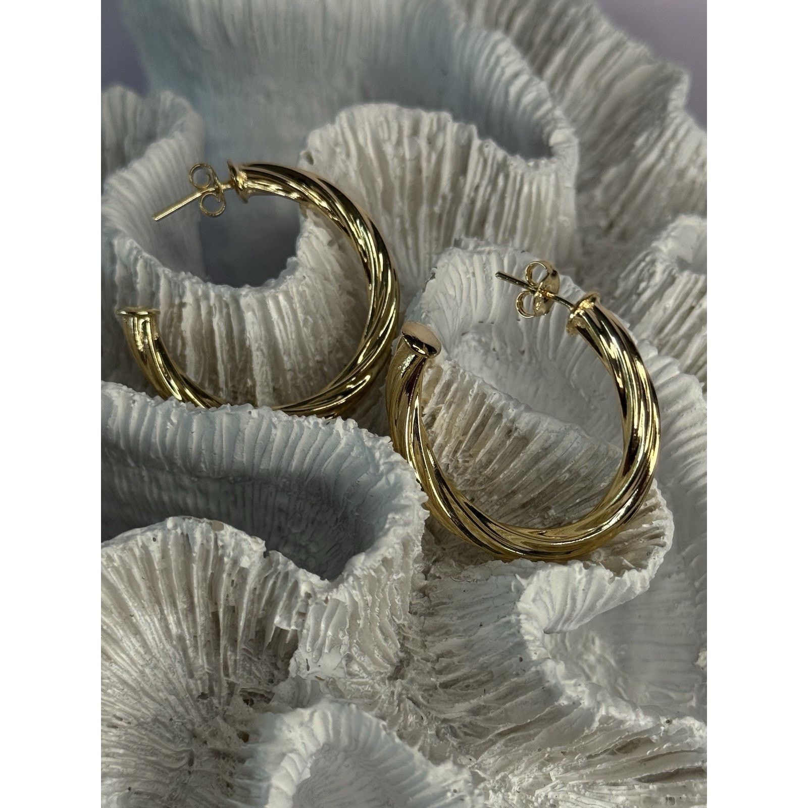 Jewelry GOLD PLATED EARRINGS LENGTH 1.25 INCH Size ONE SIZE - 7 Thumbnail