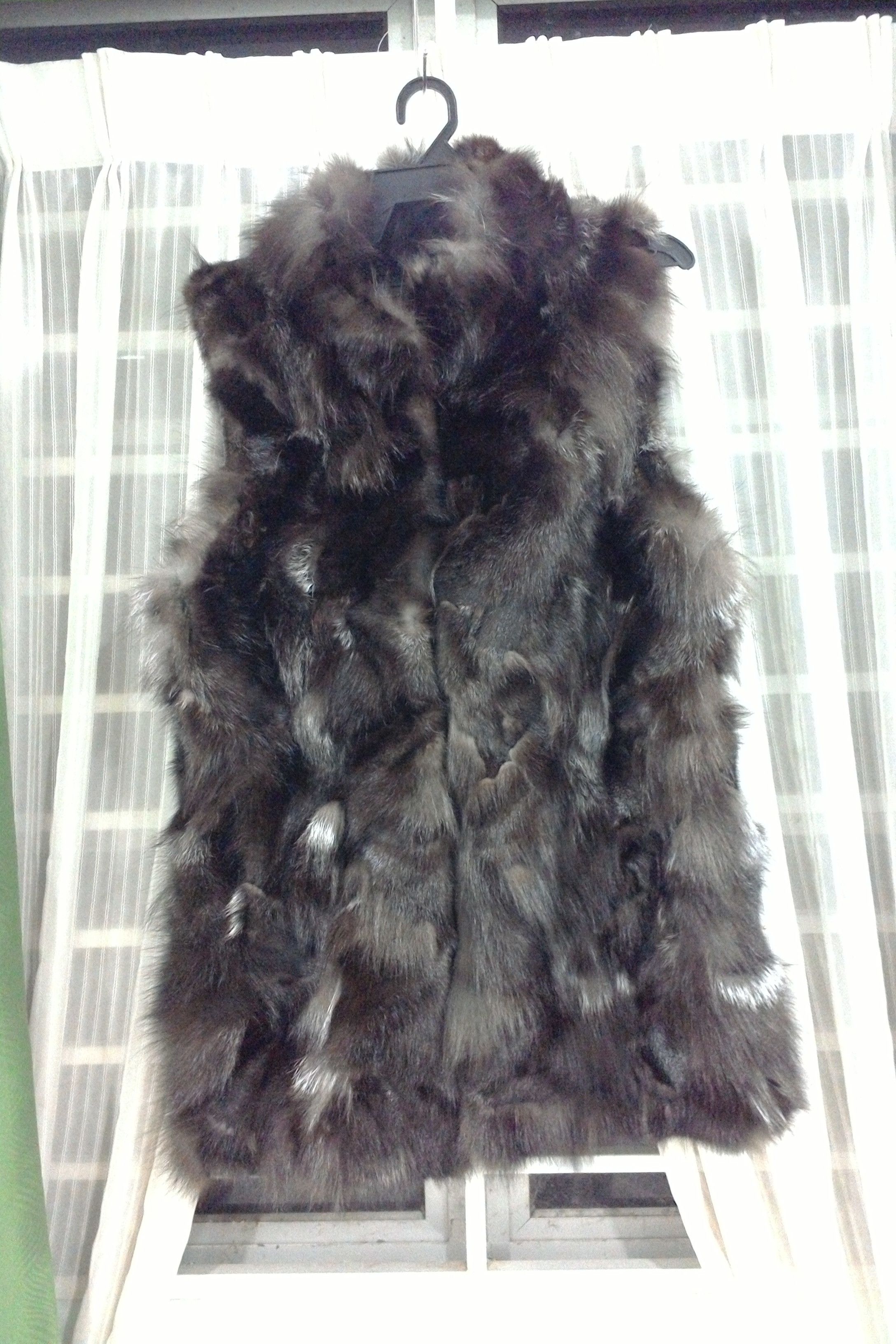 Bibi folie Fox Fur ladies vest