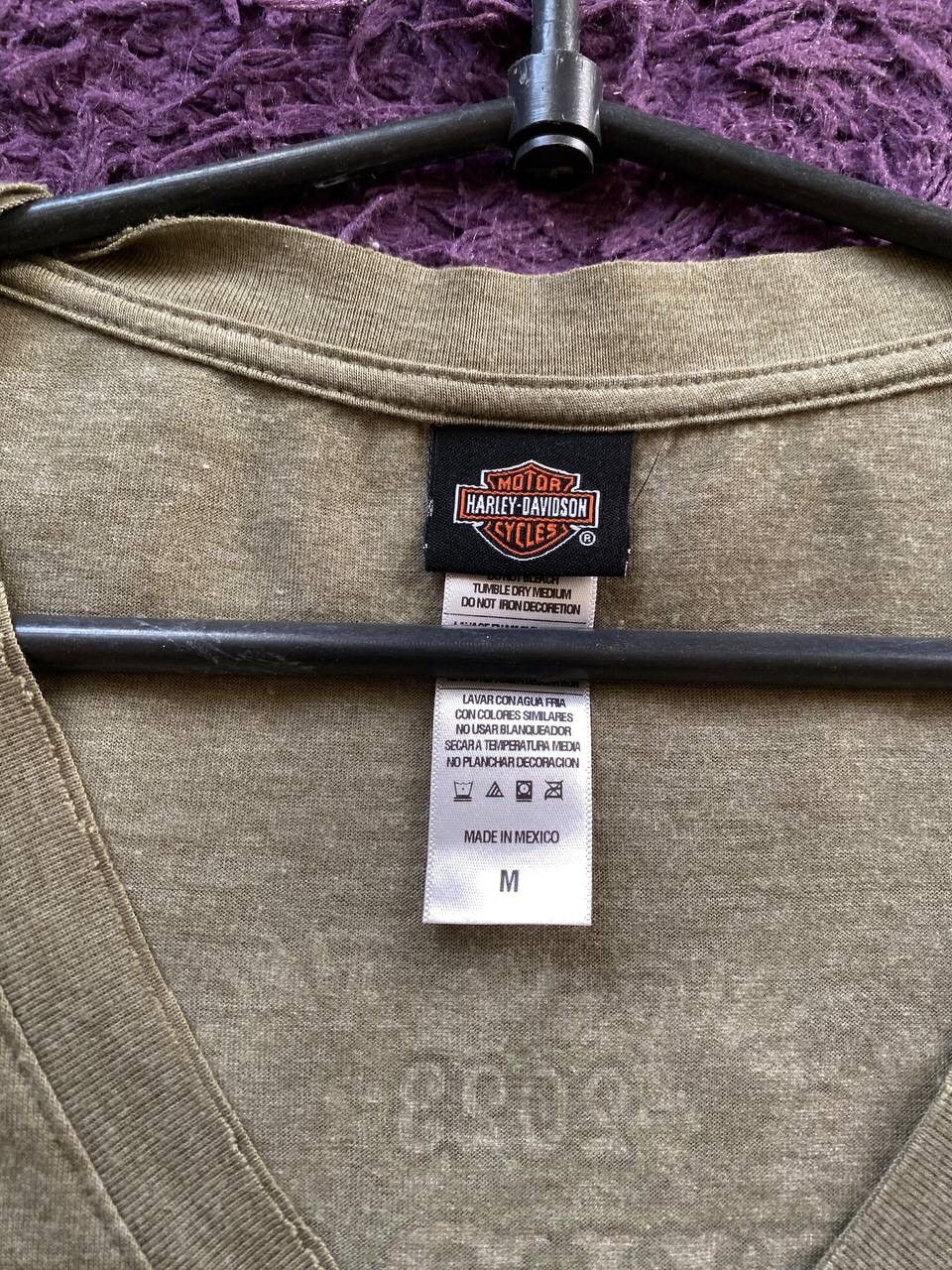 Harley Davidson × Vintage Vintage Y2K Harley Davidson Screaming Eagle Thermal Knit Tee Size US M / EU 48-50 / 2 - 15 Thumbnail