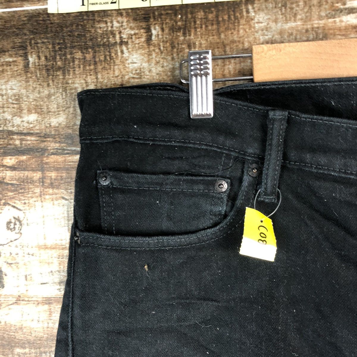 Levi's × Vintage DL Levis Black Denim Pants #C087 Size US 35 - 7 Thumbnail