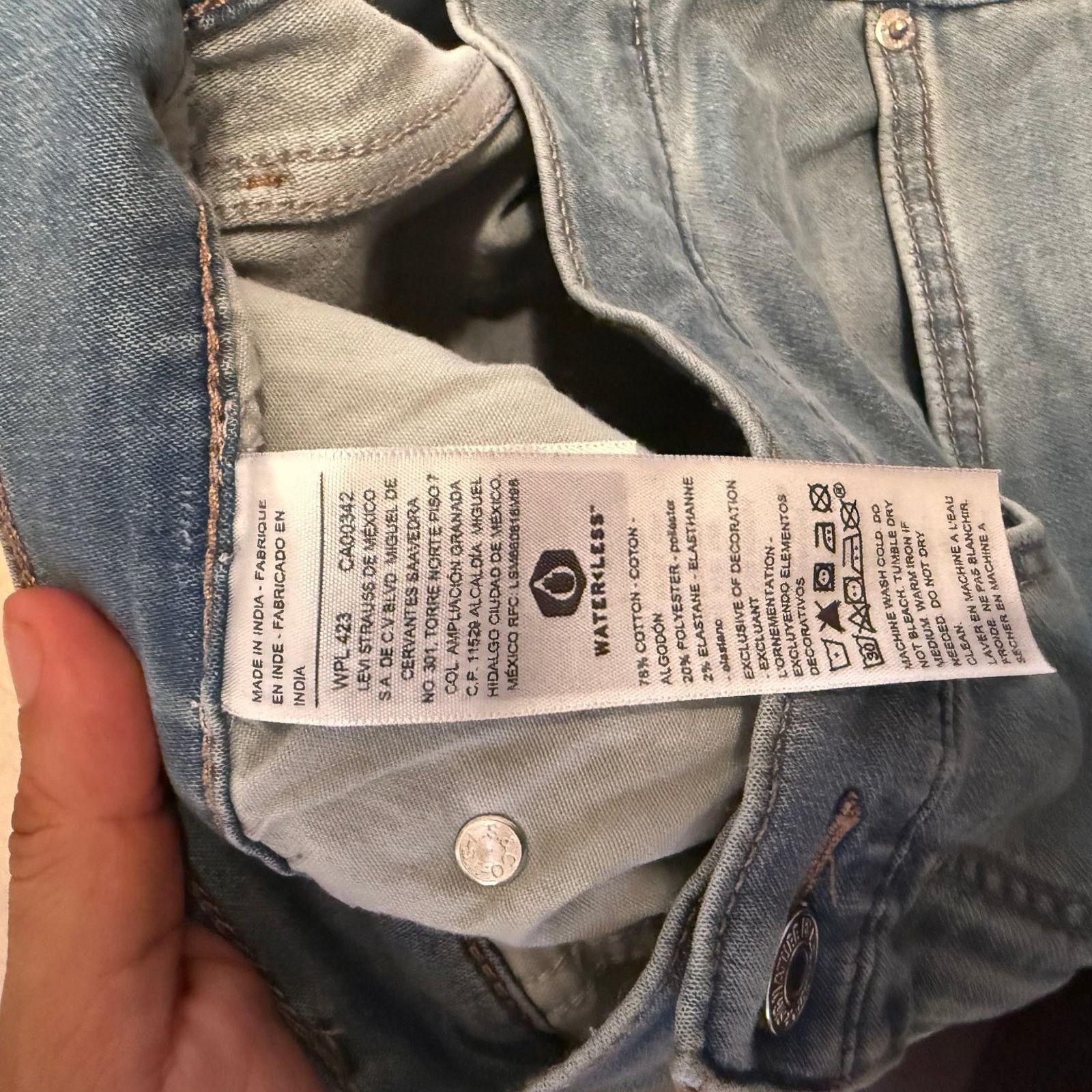 Levi's Signature Levi Strauss Men Jeans Light Wash Denim Slim 34x32 Size US 34 / EU 50 - 7 Thumbnail