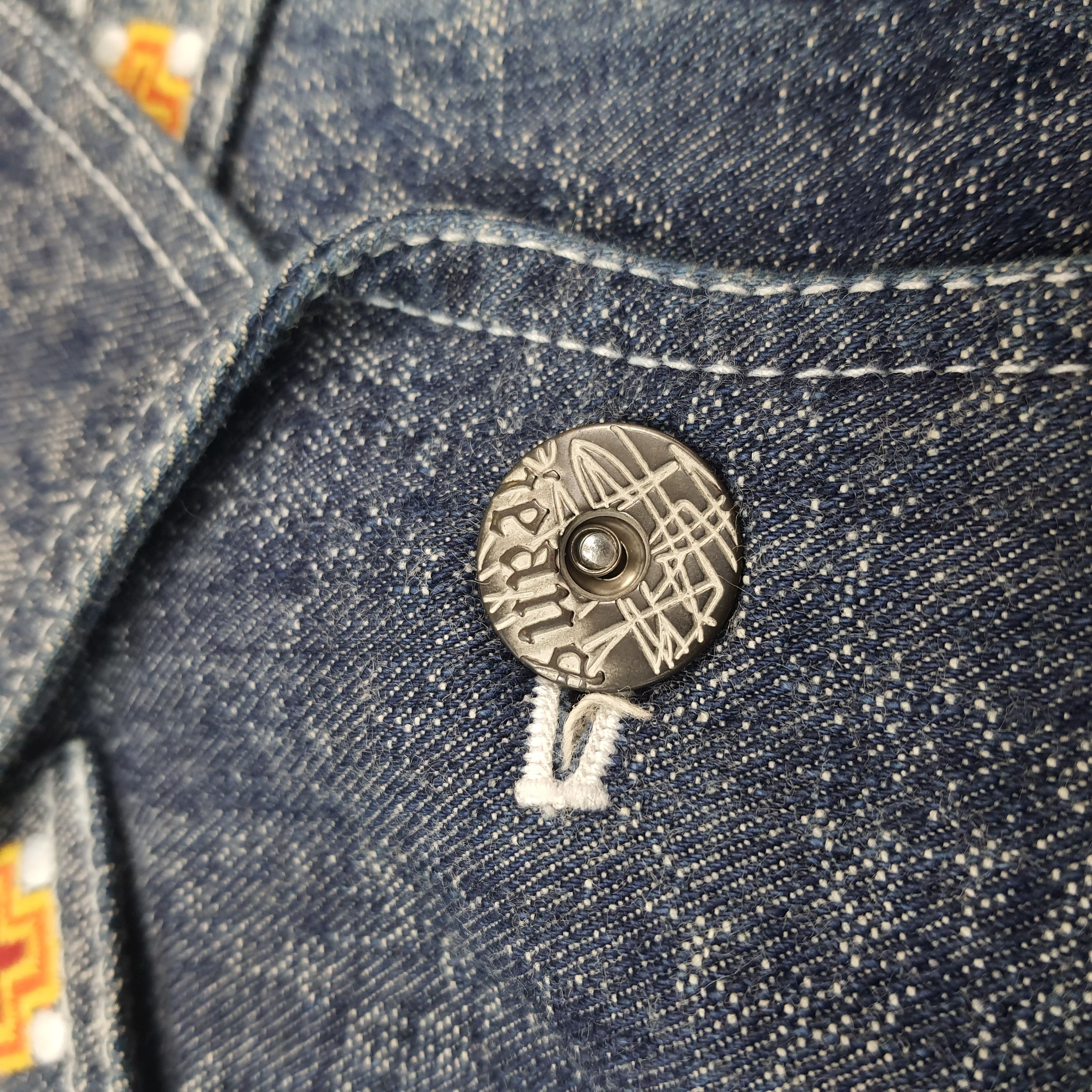 Japanese Brand Vintage Japan GKITALIYA Denim Jacket Boho C296N9 Size XS / US 0-2 / IT 36-38 - 7 Thumbnail